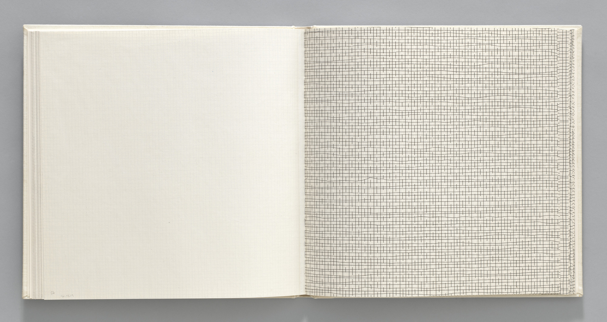 Sol LeWitt. Straight, Not-straight/Straight, Broken (plate, folio 23) from Grids, Using Straight Lines, Not-Broken Lines and Broken Lines in all Their Possible Combinations