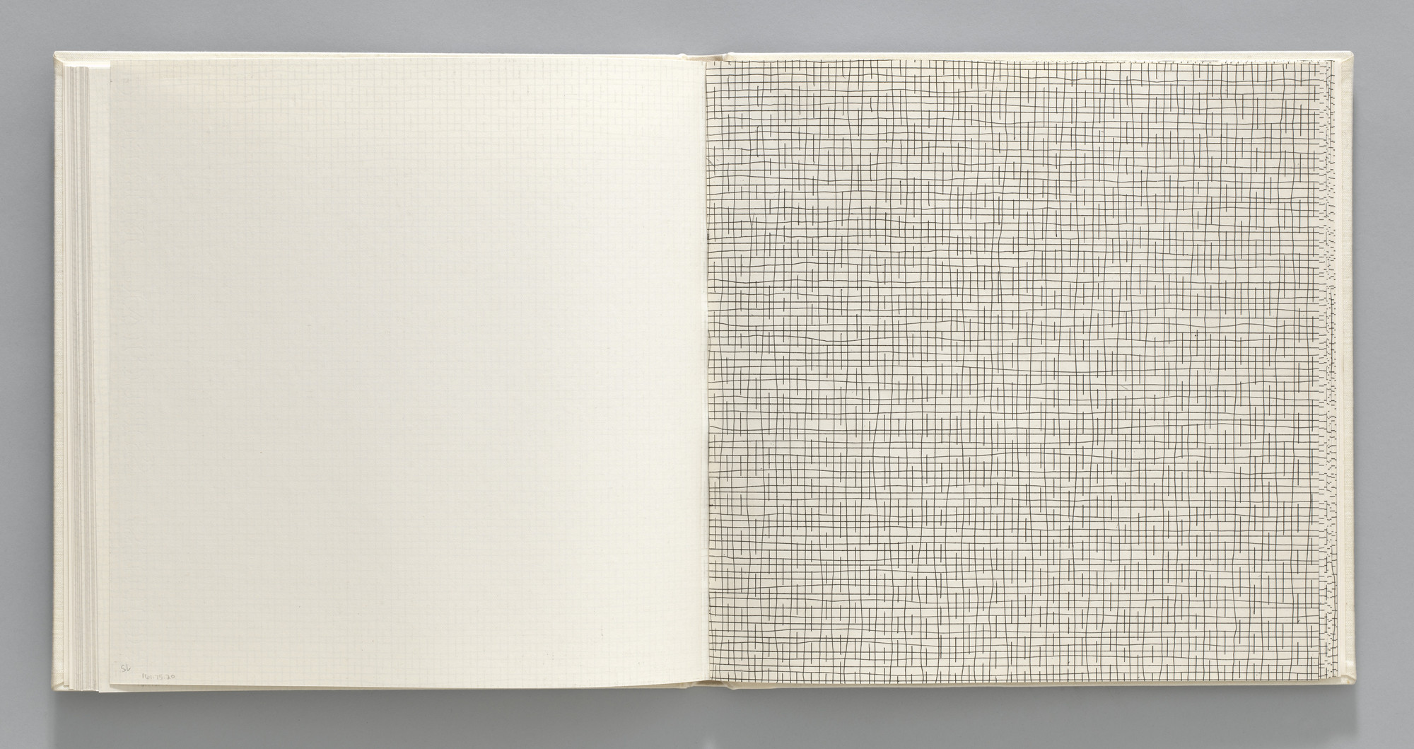 Sol LeWitt. Straight, Not-straight/Not-straight, Broken (plate, folio 24) from Grids, Using Straight Lines, Not-Broken Lines and Broken Lines in all Their Possible Combinations
