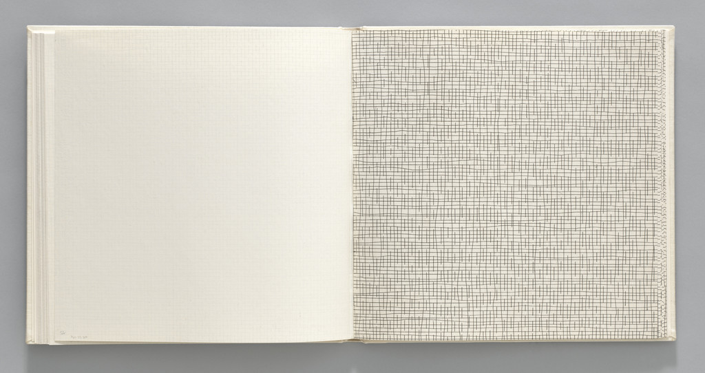 Straight, Not-straight/Not-straight, Broken (plate, folio 24) from Grids, Using Straight Lines, Not-Broken Lines and Broken Lines in all Their Possible Combinations