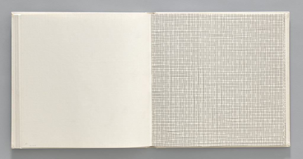 Straight, Not-straight/Straight, Not-straight, Broken (plate, folio 25) from Grids, Using Straight Lines, Not-Broken Lines and Broken Lines in all Their Possible Combinations