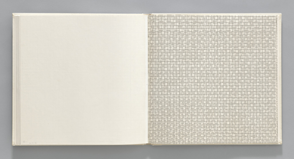 Straight, Broken/Straight, Broken (plate, folio 26) from Grids, Using Straight Lines, Not-Broken Lines and Broken Lines in all Their Possible Combinations