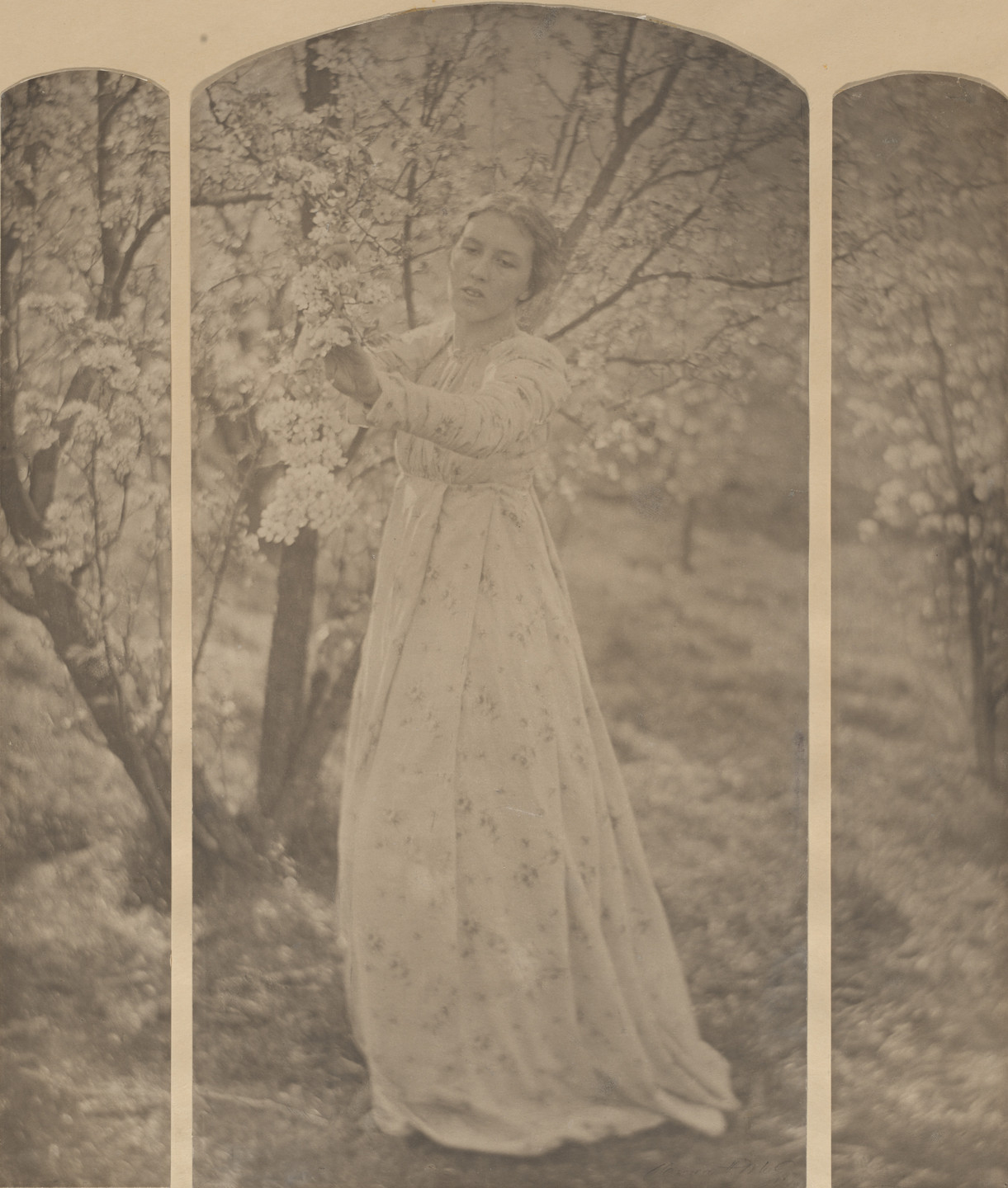 Clarence H. White. Spring—A Triptych. 1898