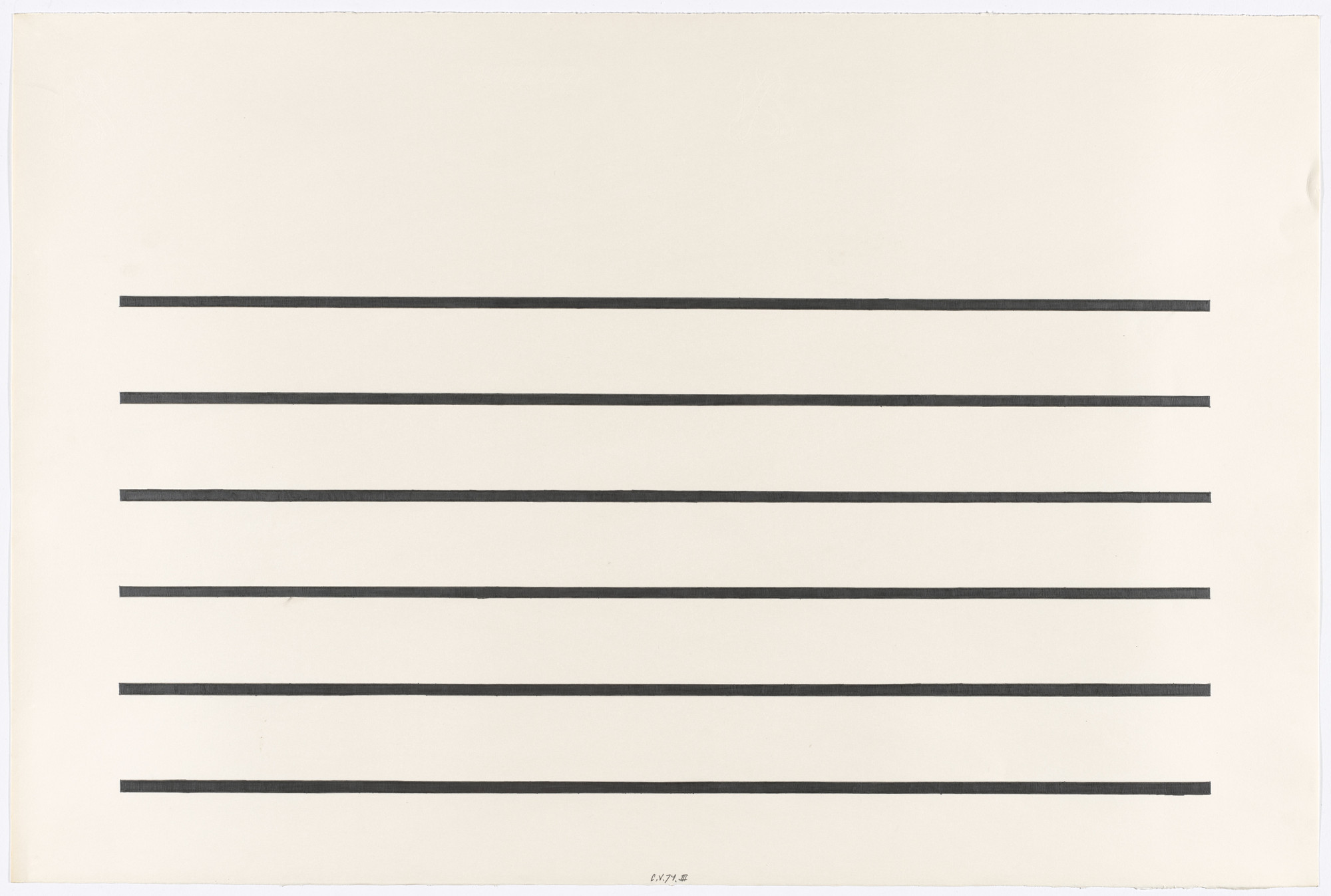 Carel Visser. Diminution. 1974