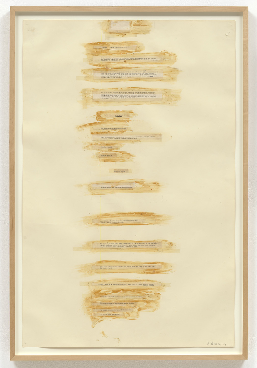 Bruce Nauman. Cones Cojones. 1973–75