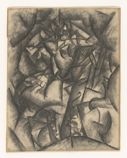 Carlo Carrà. Funeral of the Anarchist Galli. 1910-11 | MoMA