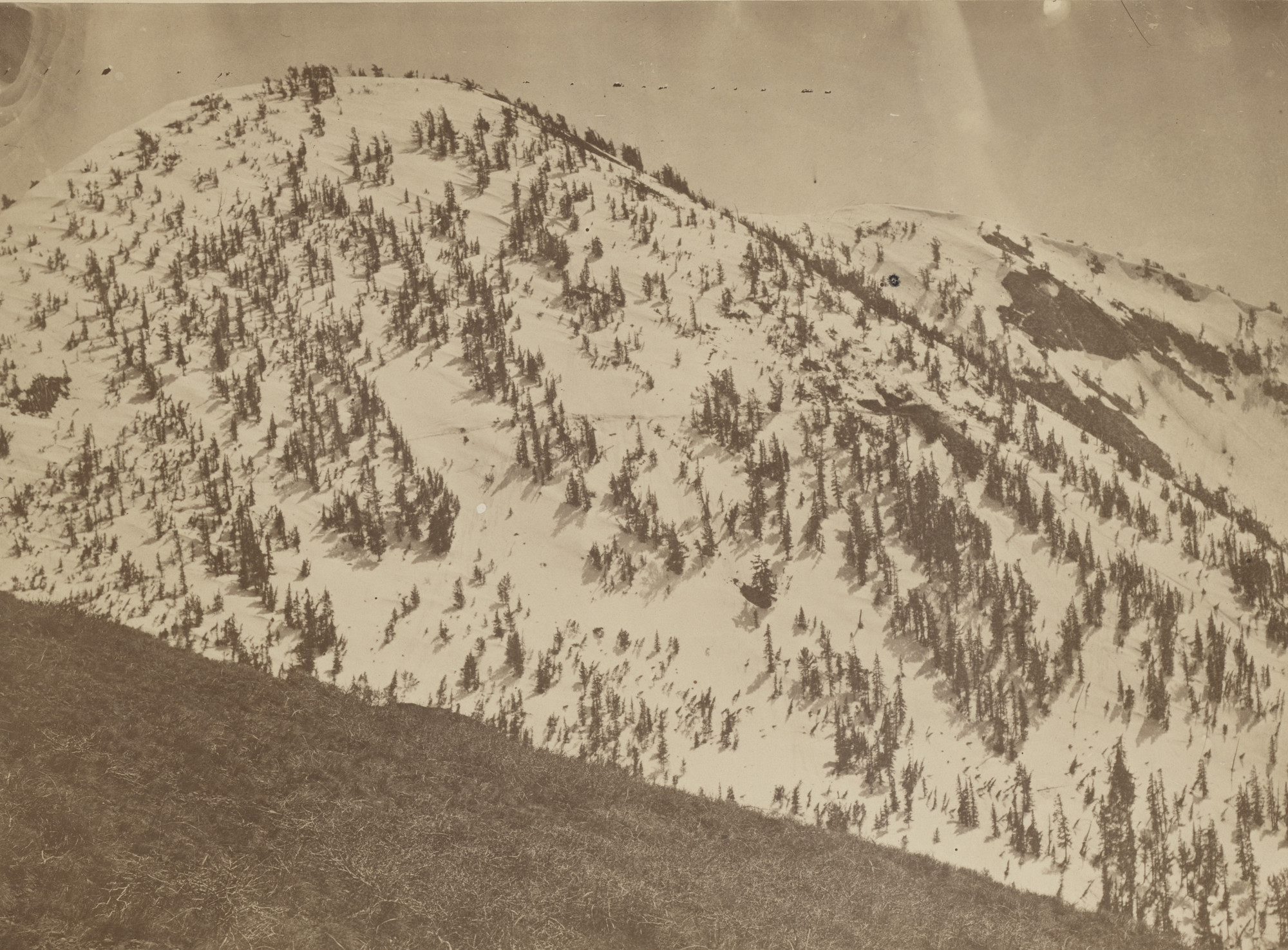 Timothy O'Sullivan. Snow Peaks, Bull Run Mining District, Nevada