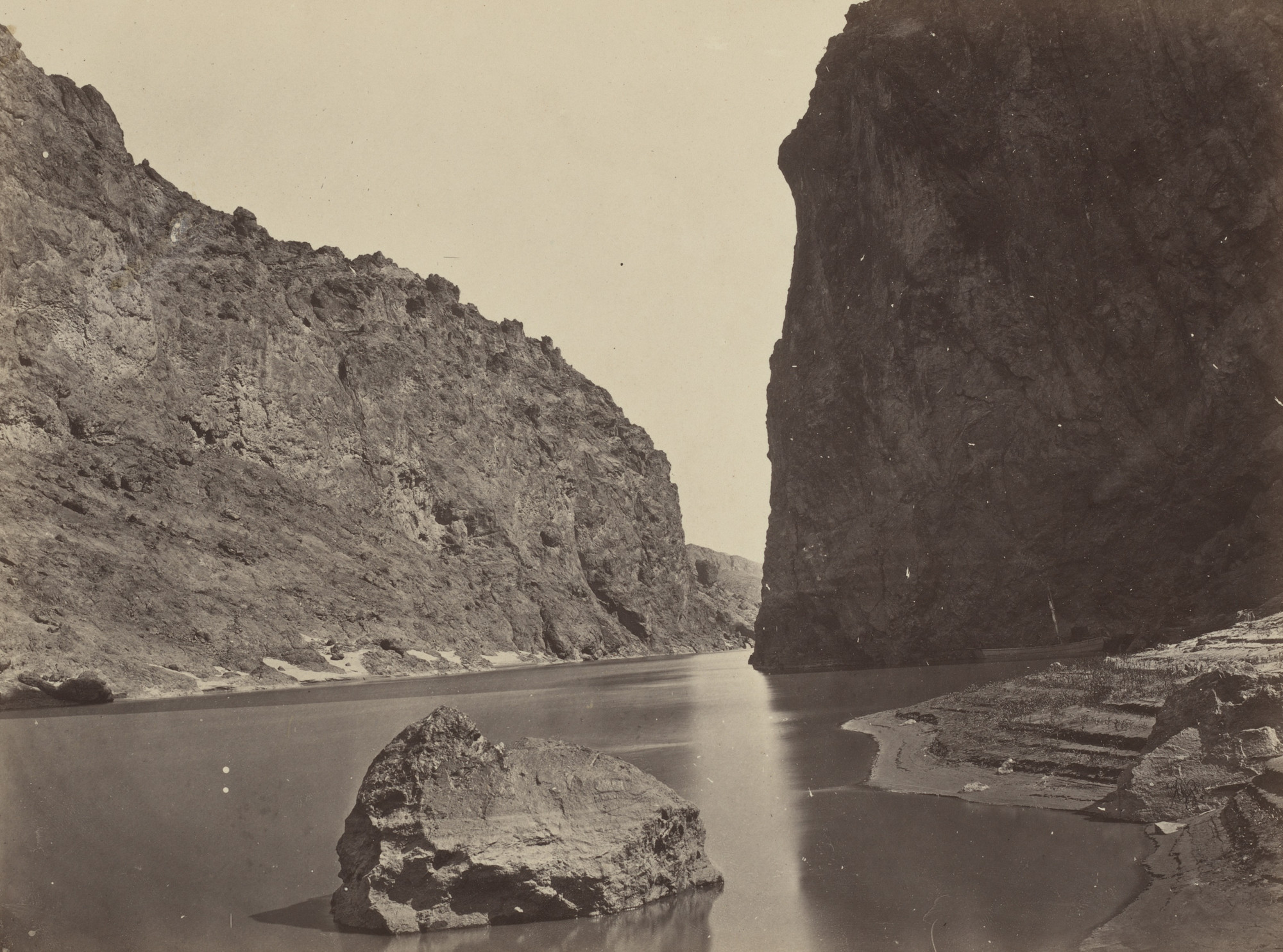 Timothy O'Sullivan. Black Cañon, Colorado River, Looking Below, Near Camp 7