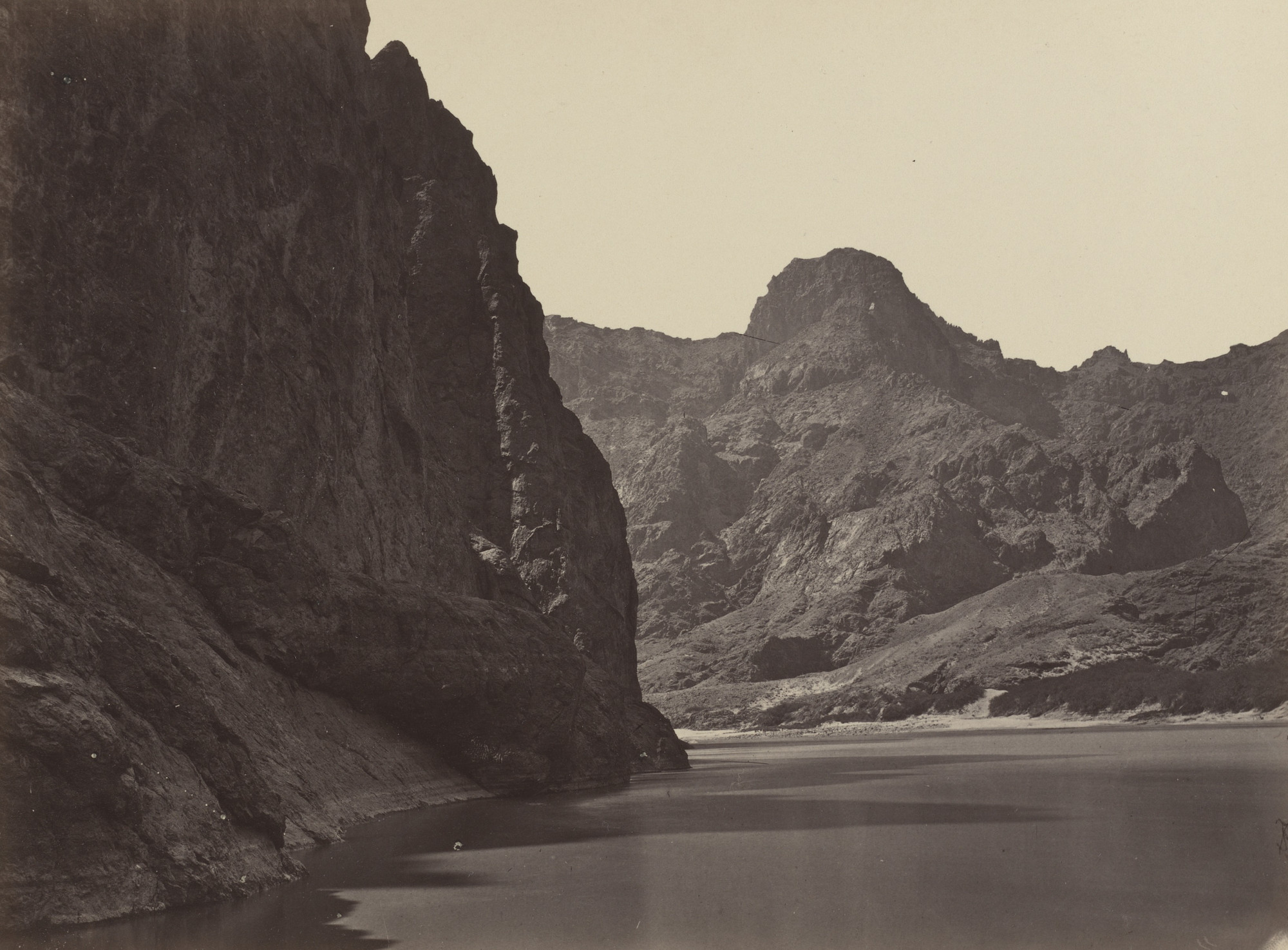 Timothy O'Sullivan. Black Cañon, Colorado River, Looking Below, Near Camp 7