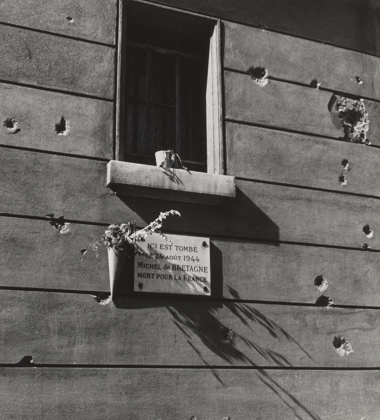 Paul Cushing Child. Resistance Marker on a Paris Wall. 1950
