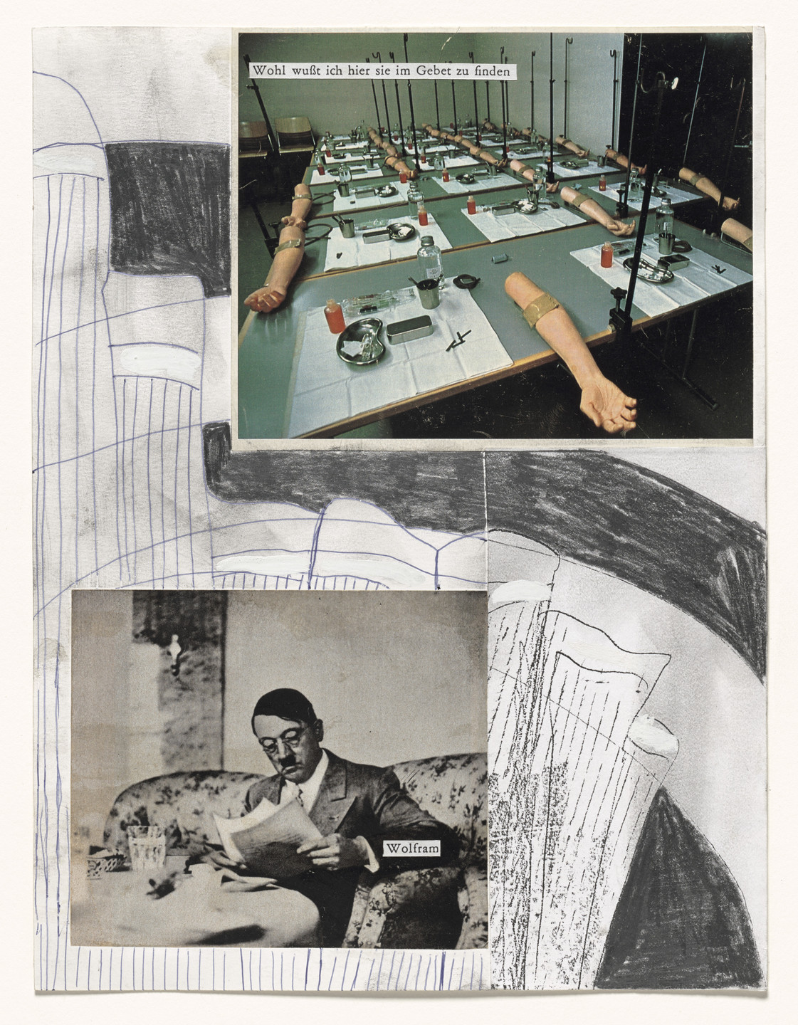Albert Oehlen, Rainald Goetz. Design for Tannhäuser. 1987