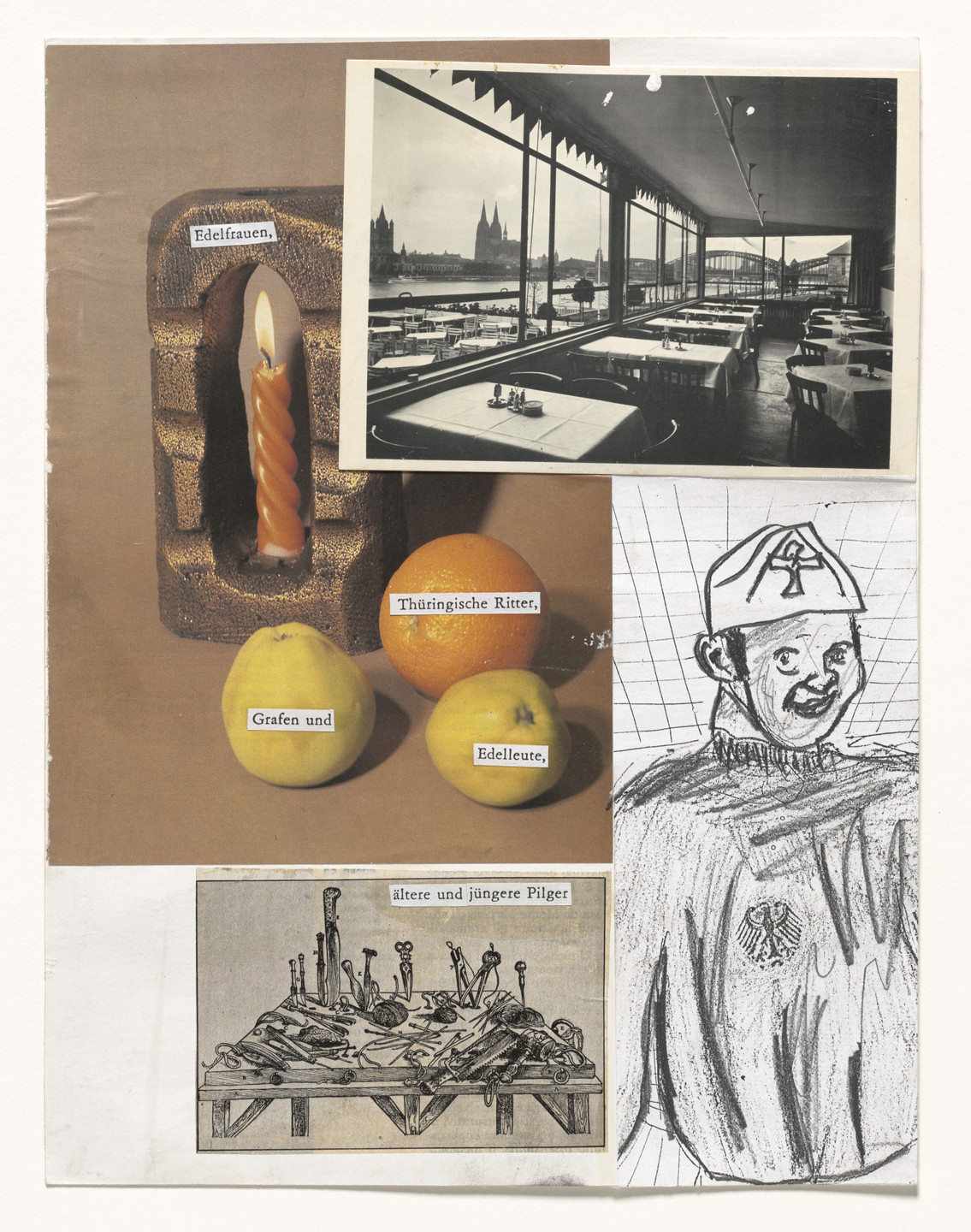 Albert Oehlen, Rainald Goetz. Design for Tannhäuser. 1987