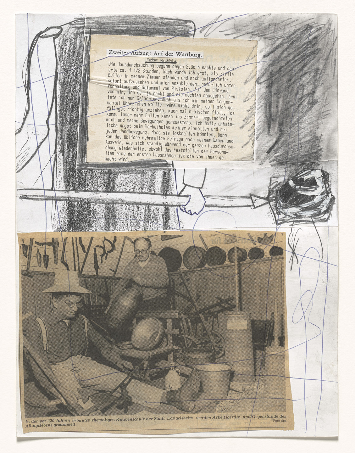 Albert Oehlen, Rainald Goetz. Design for Tannhäuser. 1987