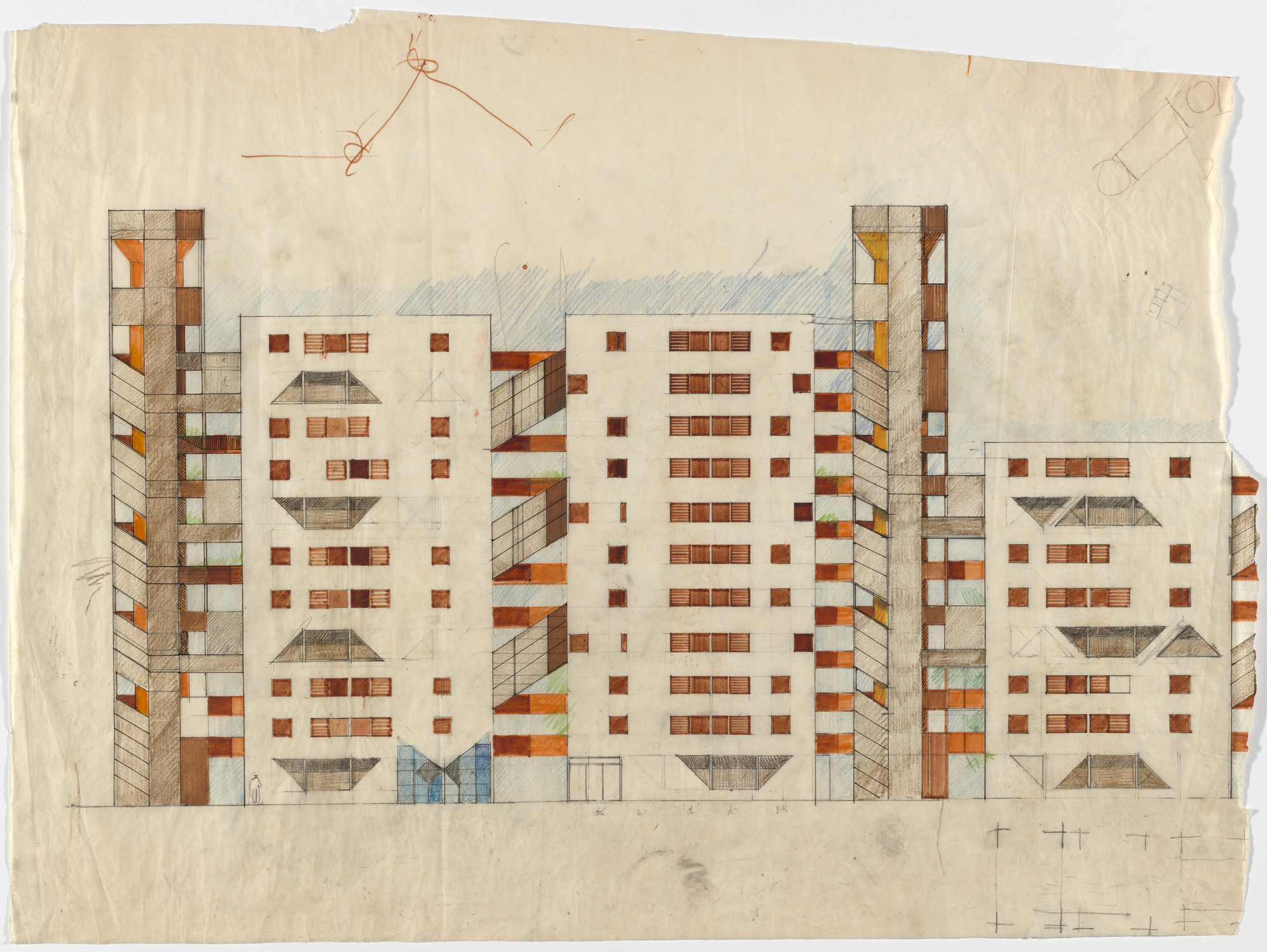 Flora Manteola, Javier Sánchez Gómez, Josefa Santos, Justo Solsona, Rafael Viñoly, Carlos Sallaberry, Felipe Tarsitano. Barrio Piedrabuena, Buenos Aires