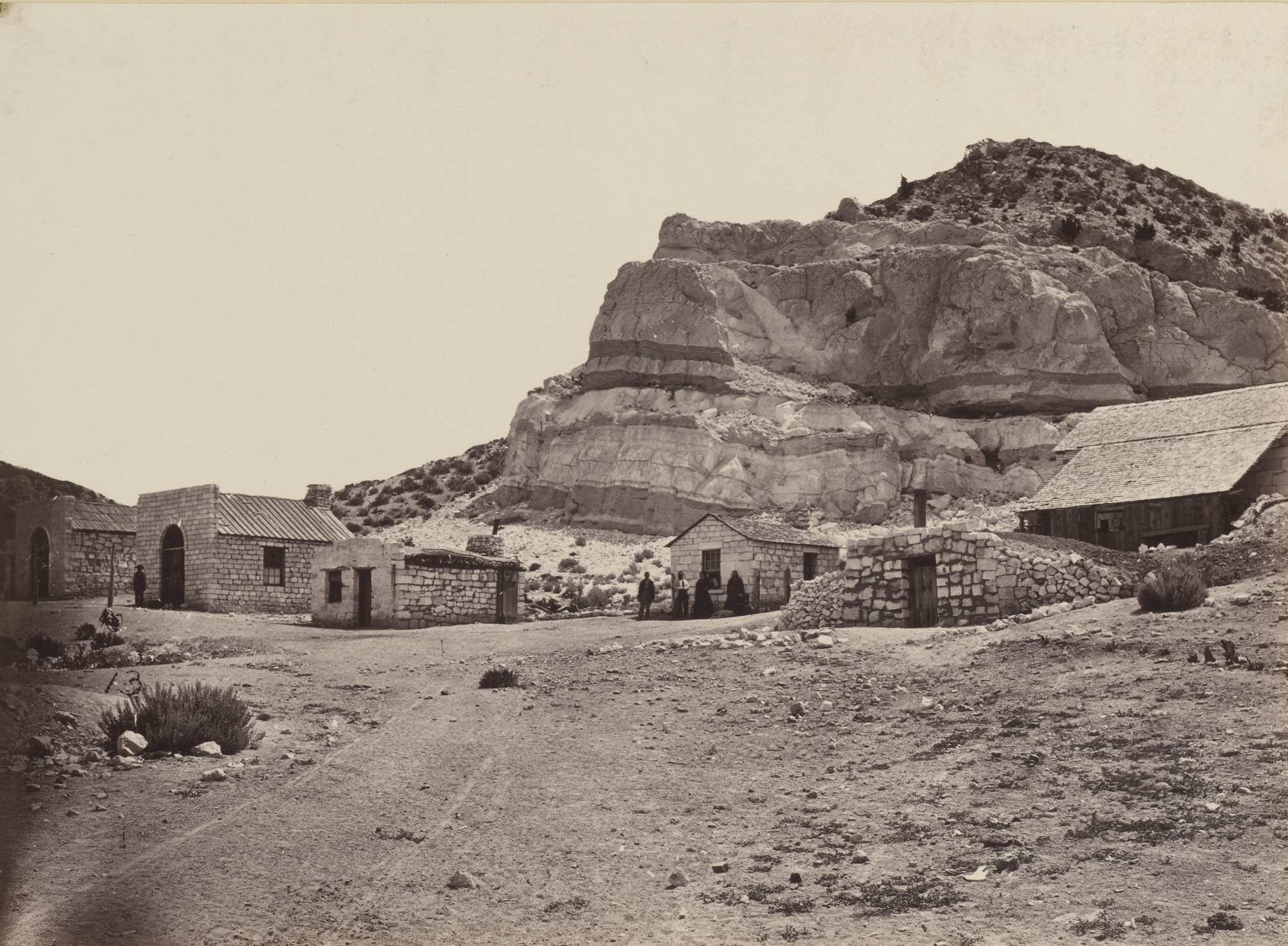 Timothy O'Sullivan. Water Rhyolites, Near Logan Springs, Nevada
