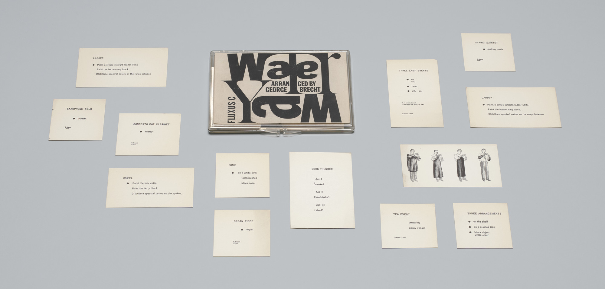George Brecht. Water Yam