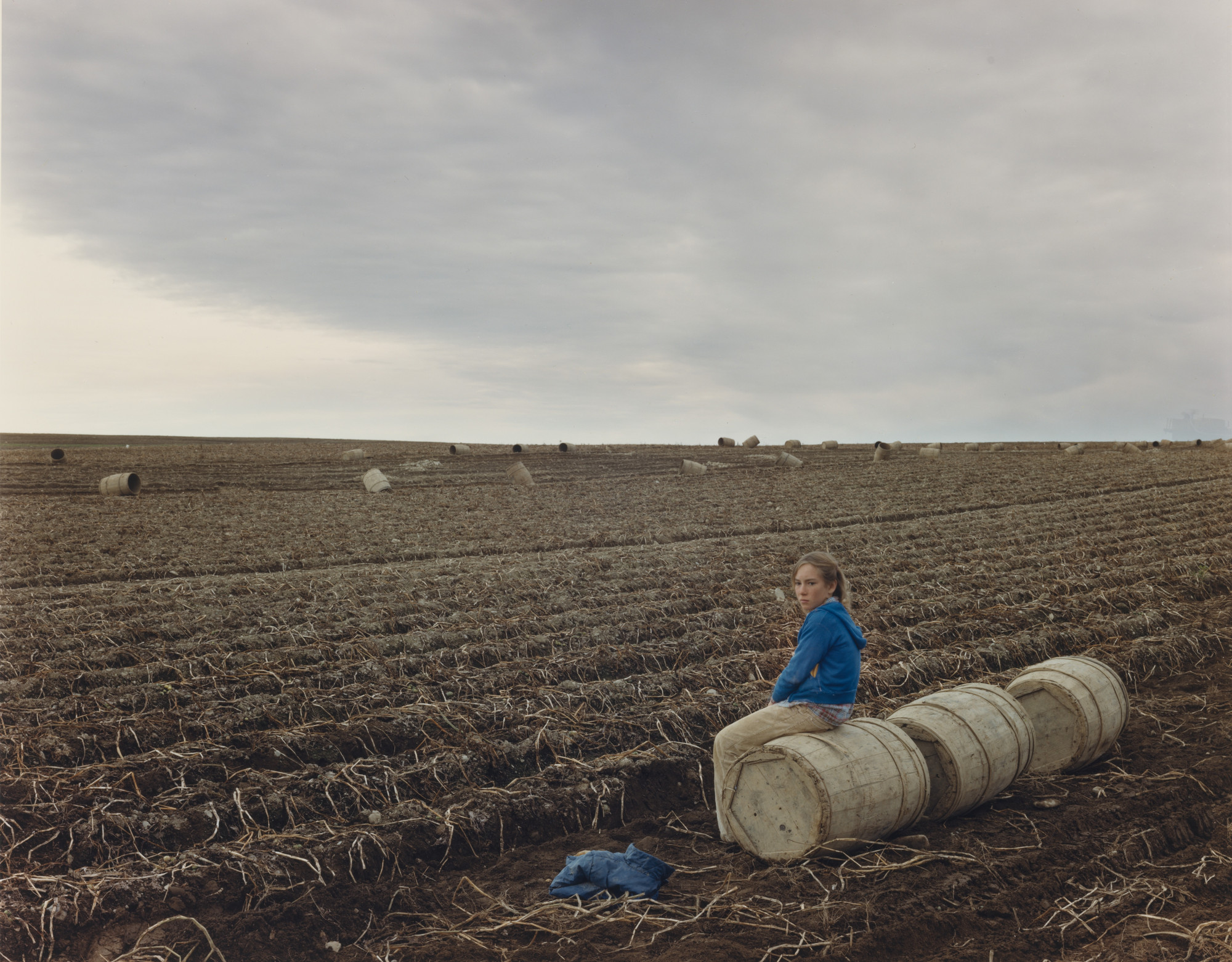 Joel Sternfeld. Potato Harvest, Aroostook County, Maine