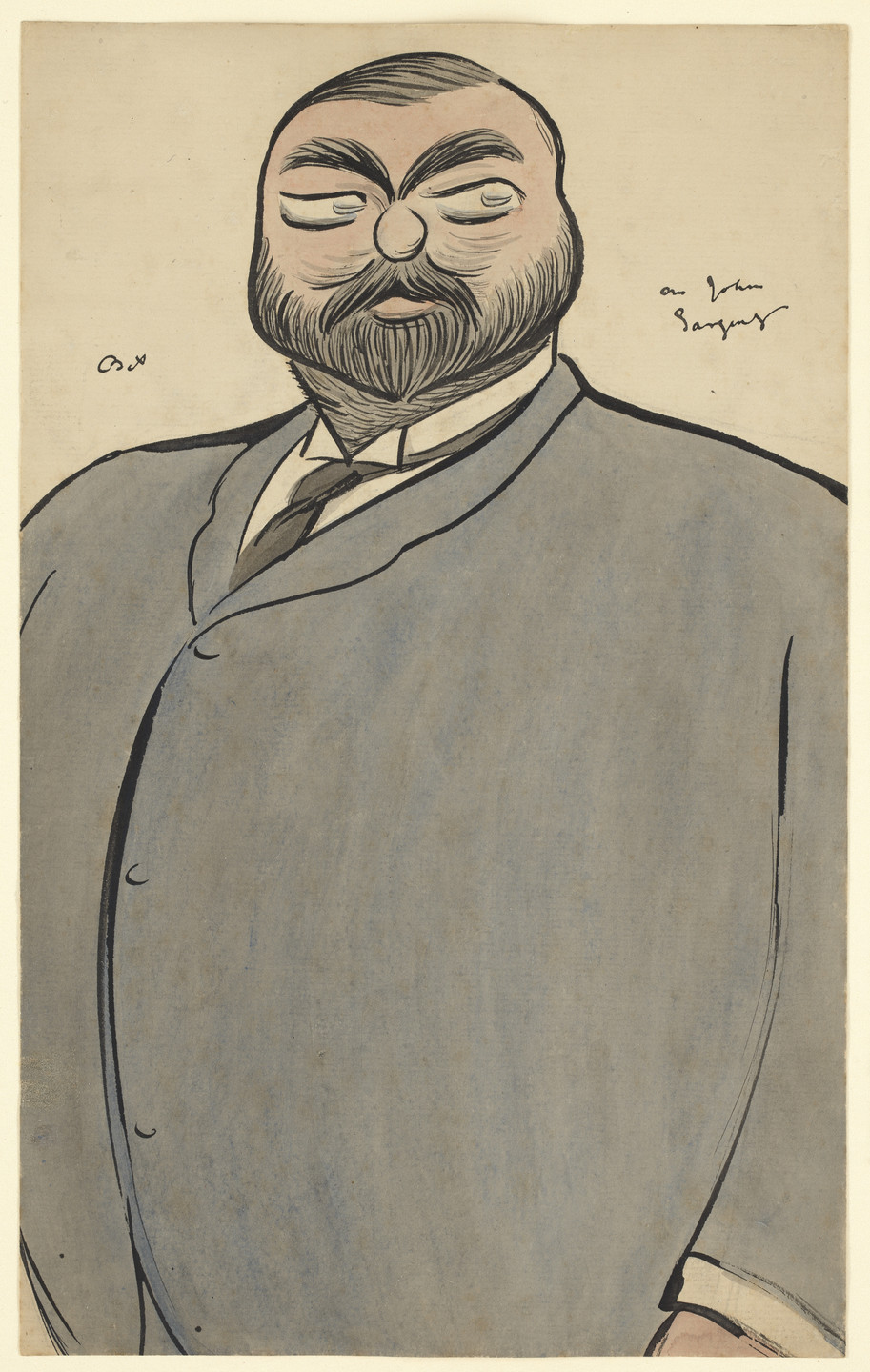 Max Beerbohm. John Singer Sargent. 1909