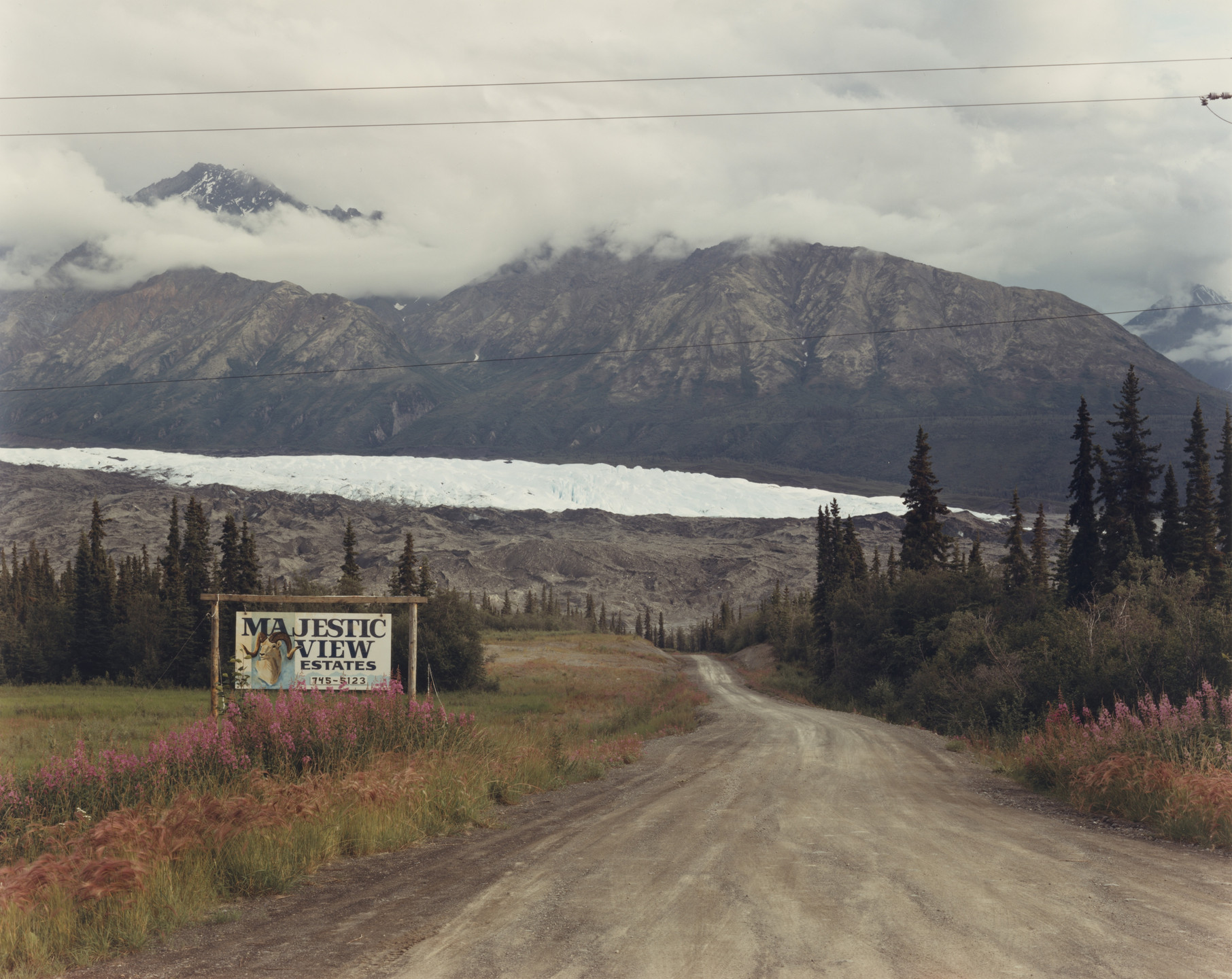 Joel Sternfeld. Matanuska Glacier, Matanuska Valley, Alaska. July 1984