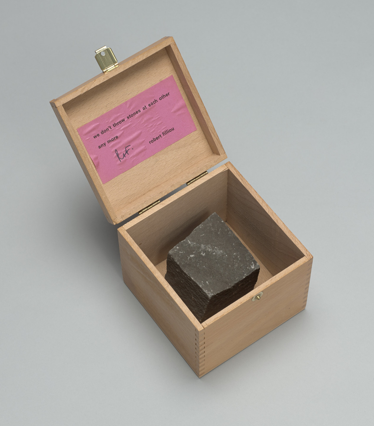 Robert Filliou. Optimistic Box no. 1. 1968