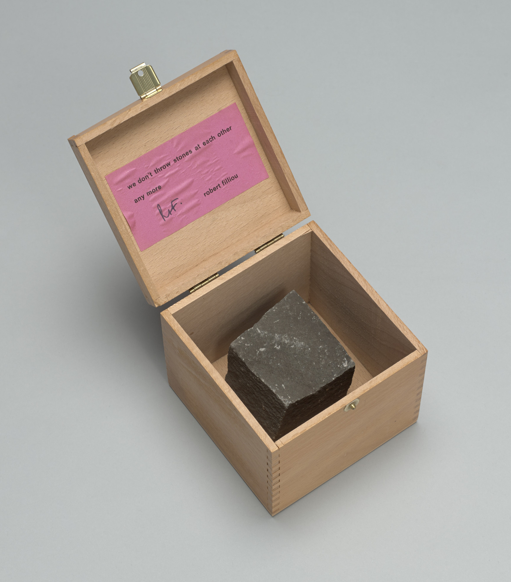 Robert Filliou. Optimistic Box no. 1. 1968 | MoMA