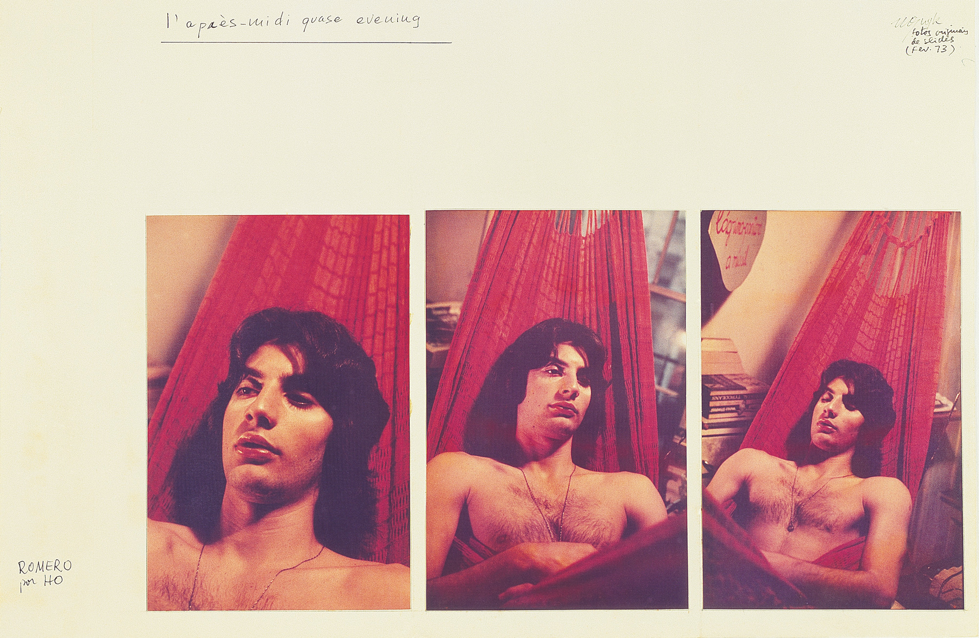 Hélio Oiticica. The afternoon almost evening. 1973