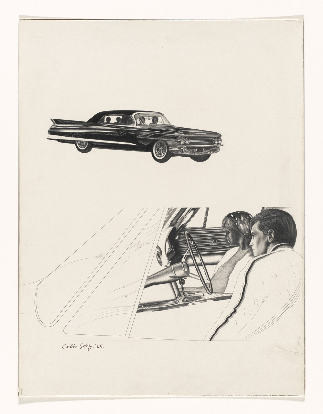Colin Self. Drive, He Said. 1965