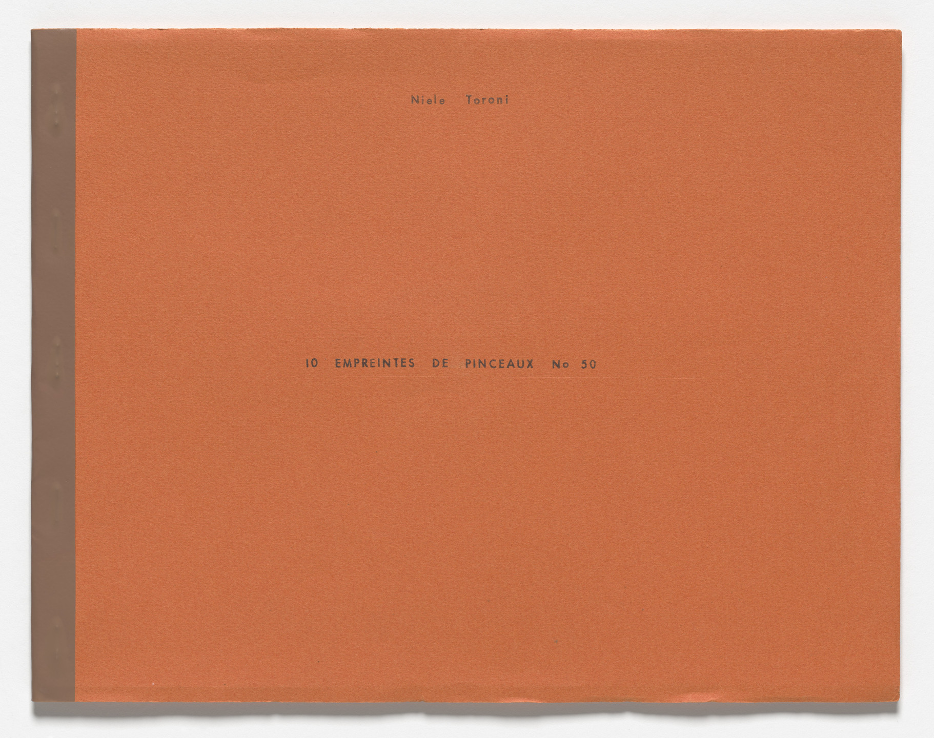 Niele Toroni. 10 Empreintes de pinceaux No. 50. 1973