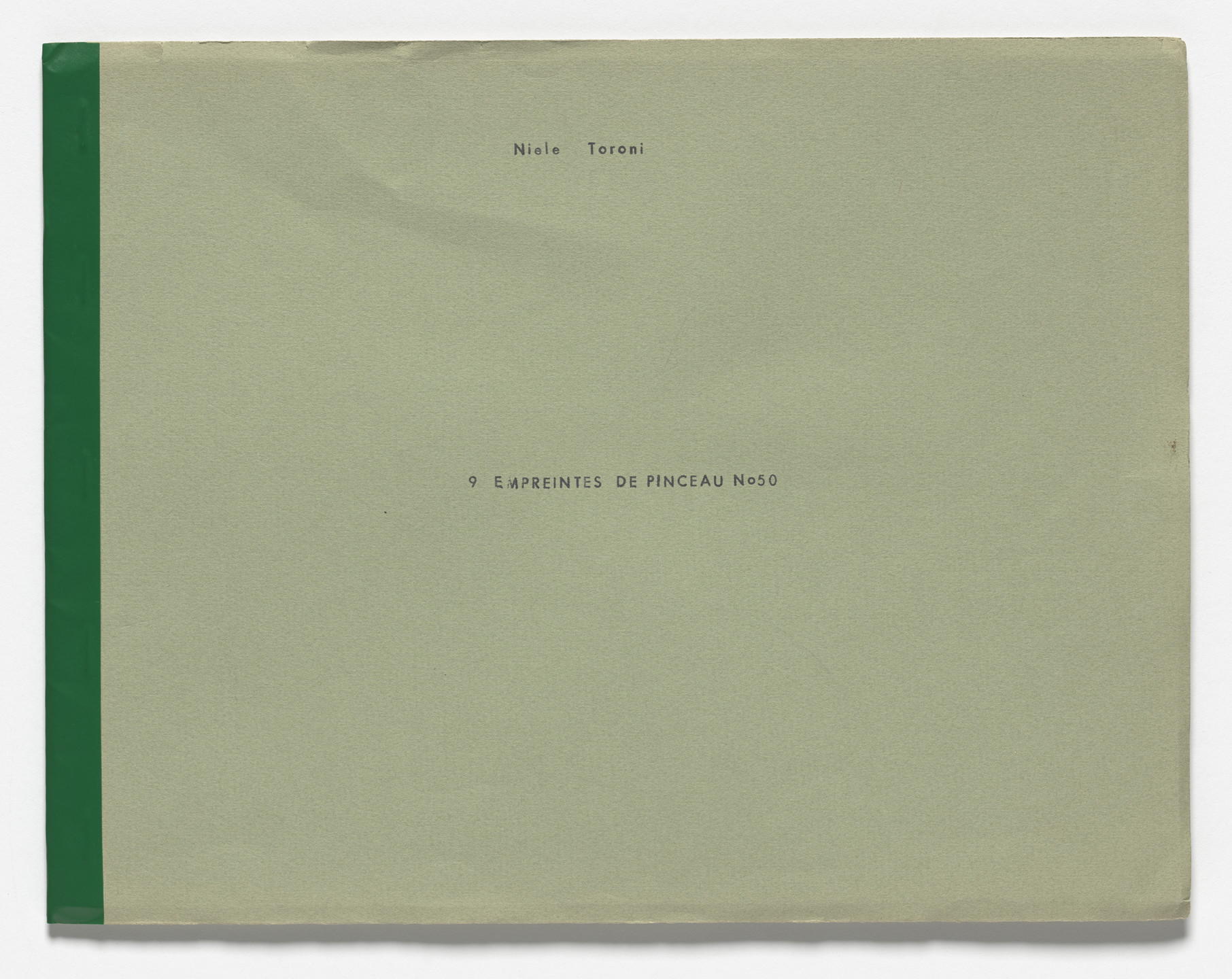 Niele Toroni. 9 Empreintes de pinceaux No. 50. 1973