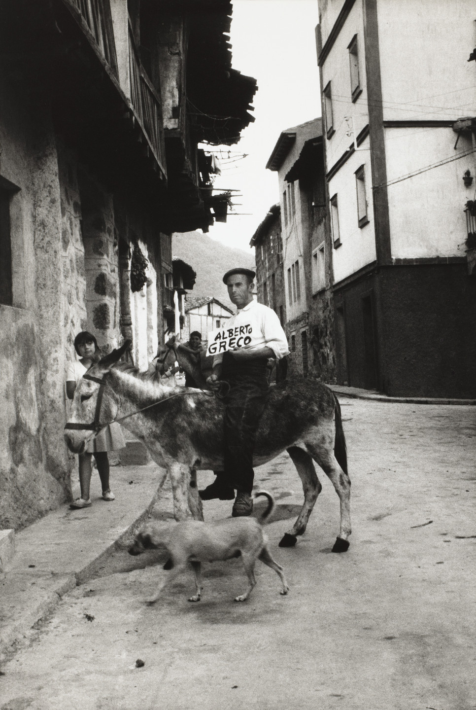 Alberto Greco. Alberto Greco in Piedralaves. 1963