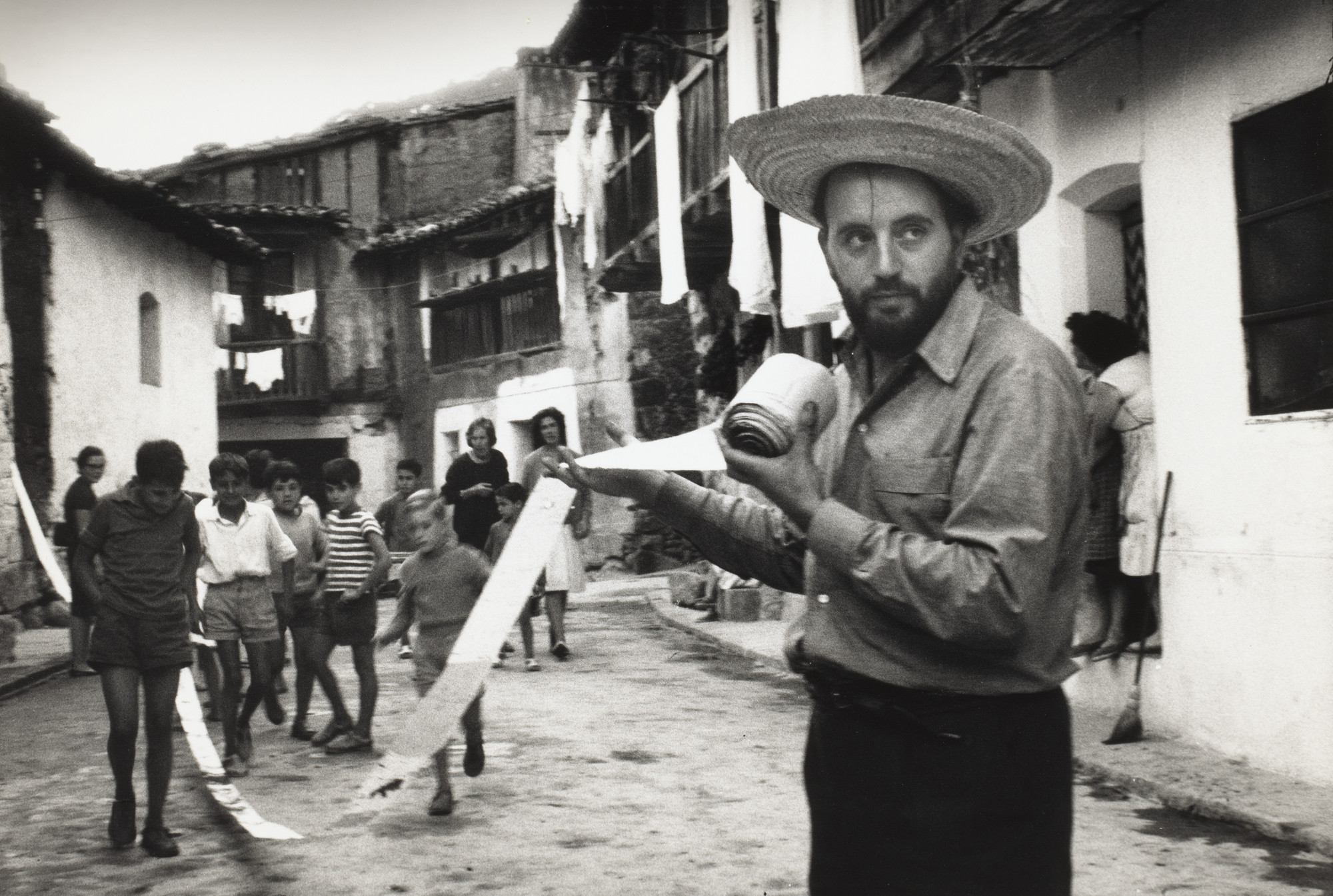 Alberto Greco. Alberto Greco in Piedralaves. 1963