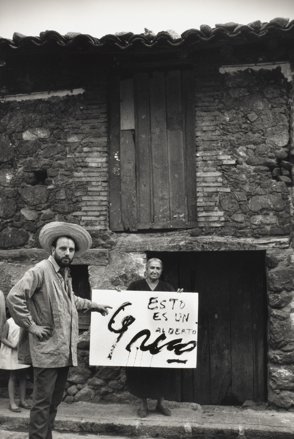 Alberto Greco. Alberto Greco in Piedralaves. 1963