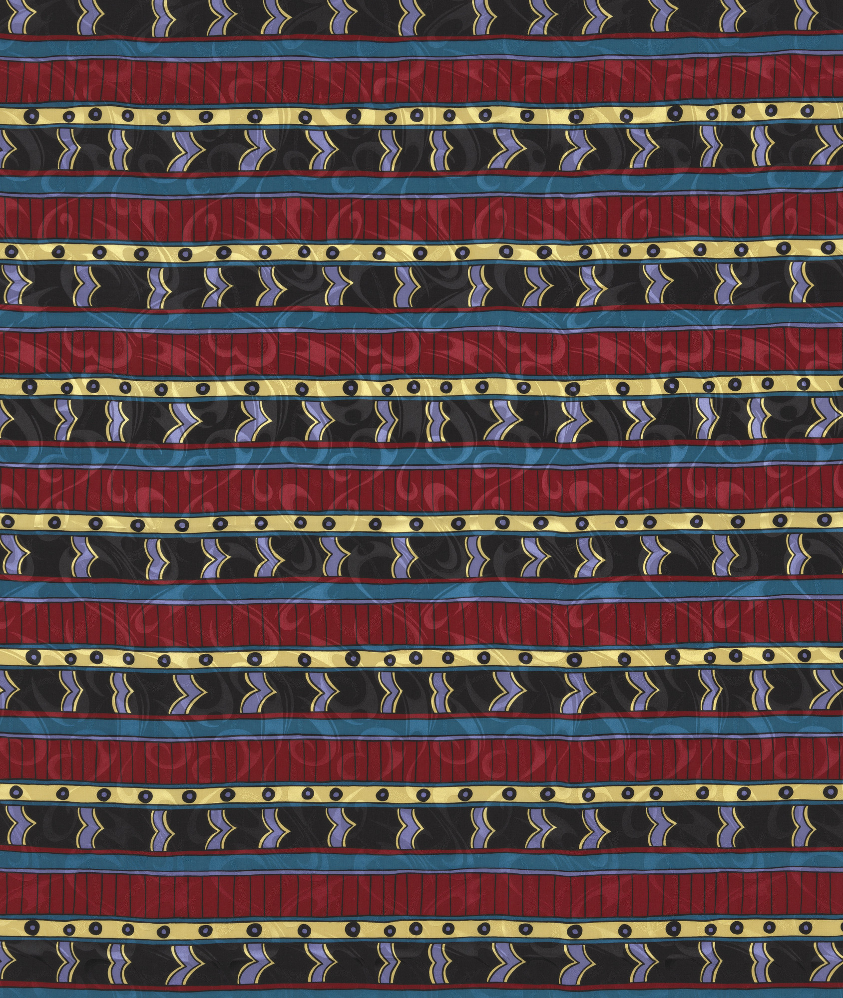 Nathalie du Pasquier, Memphis, Milan. Textile for Ermenegildo Zegna