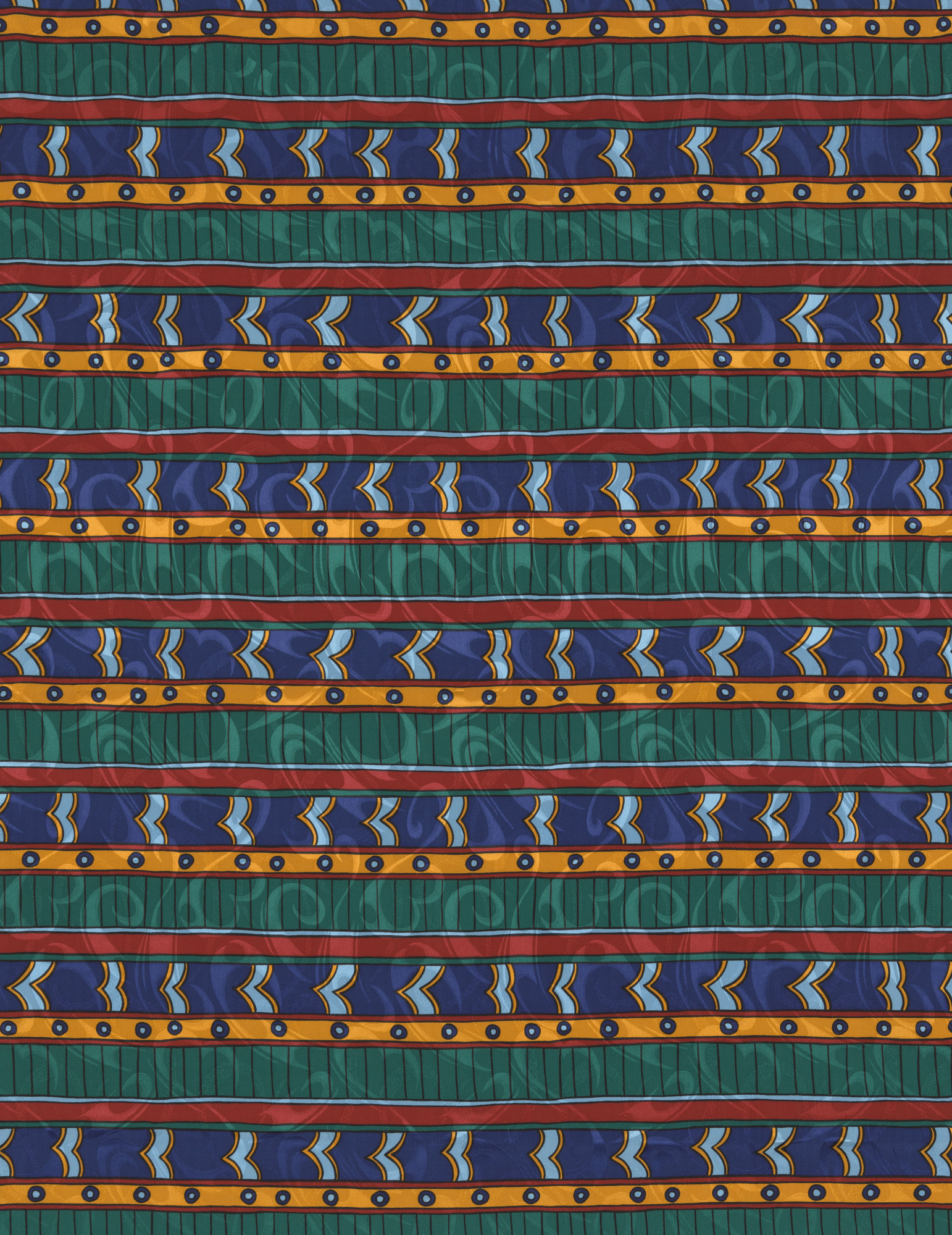 Nathalie du Pasquier, Memphis, Milan. Textile for Ermenegildo Zegna