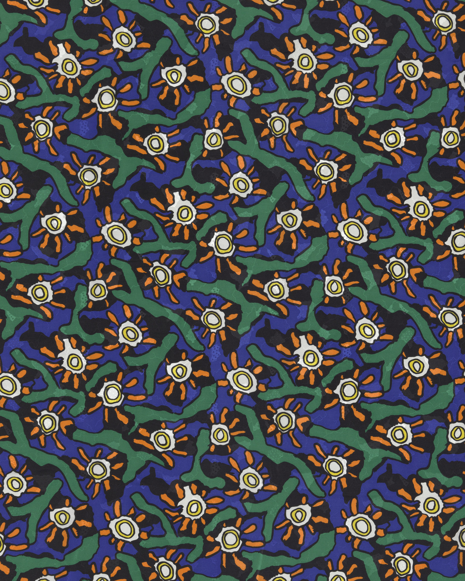 Nathalie du Pasquier, Memphis, Milan. Textile for Ermenegildo Zegna