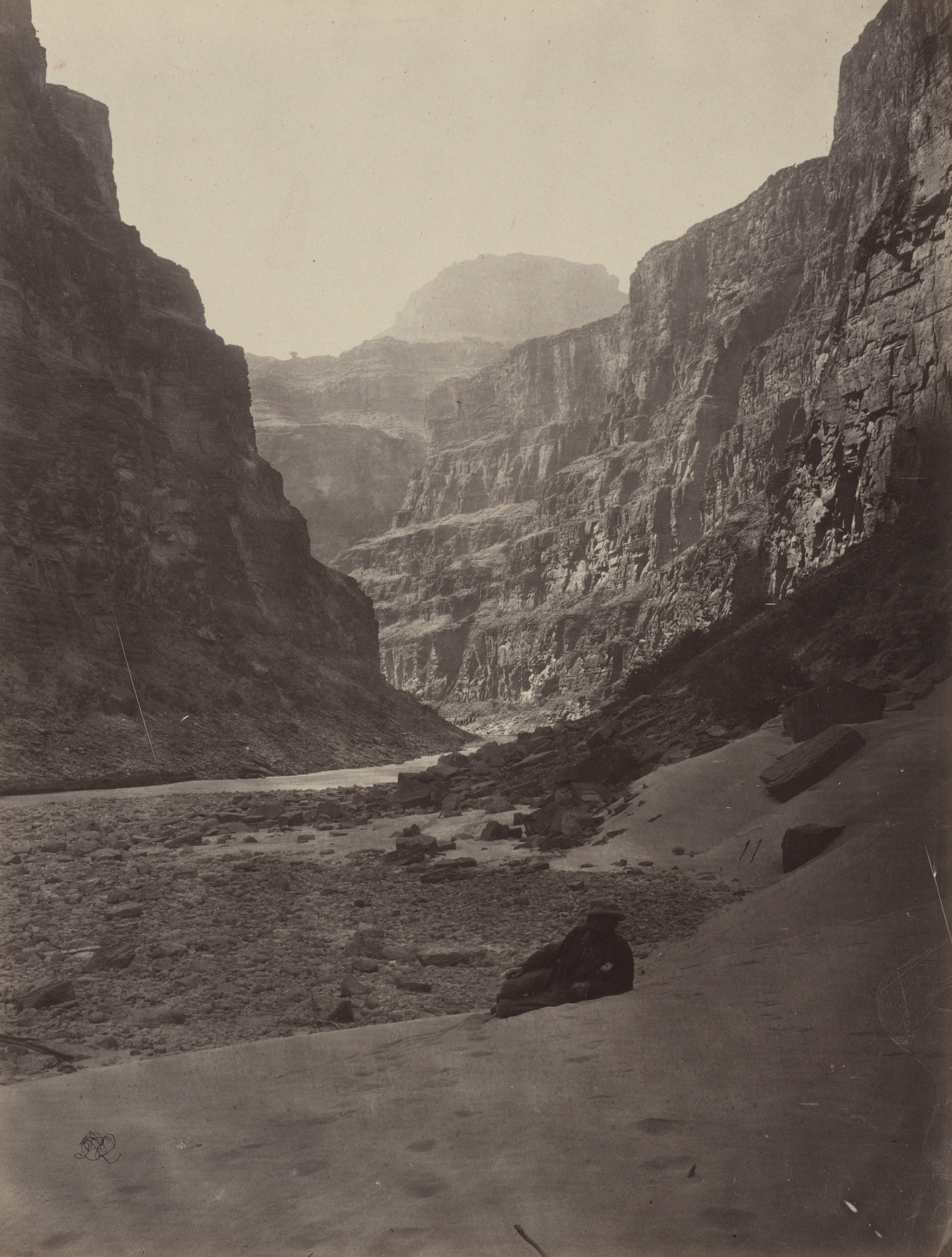 Timothy O'Sullivan, William H. Bell. Grand Canyon of the Colorado River, Mouth of Kanab Wash, Looking West