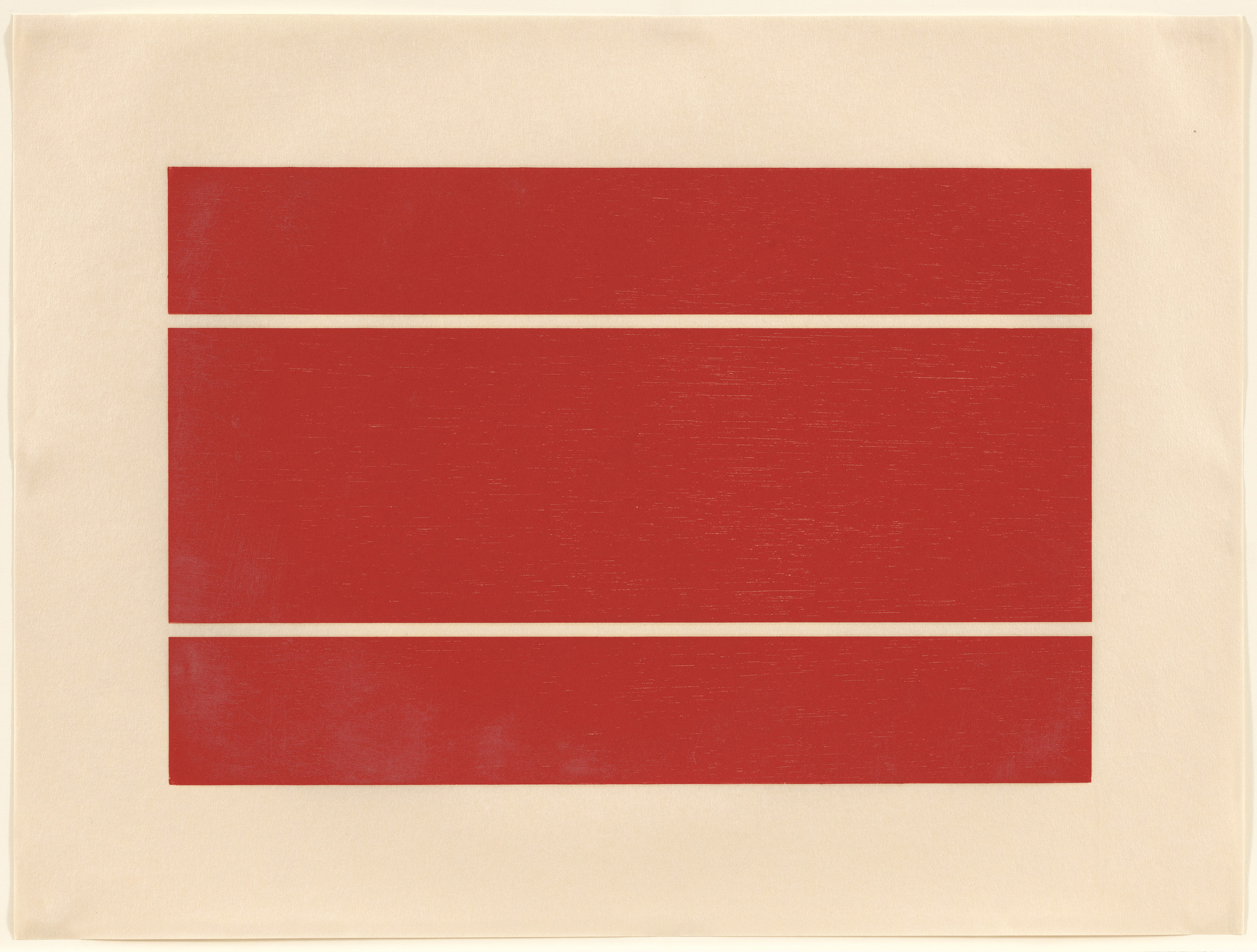 Donald Judd. Untitled from an untitled portfolio. 1988