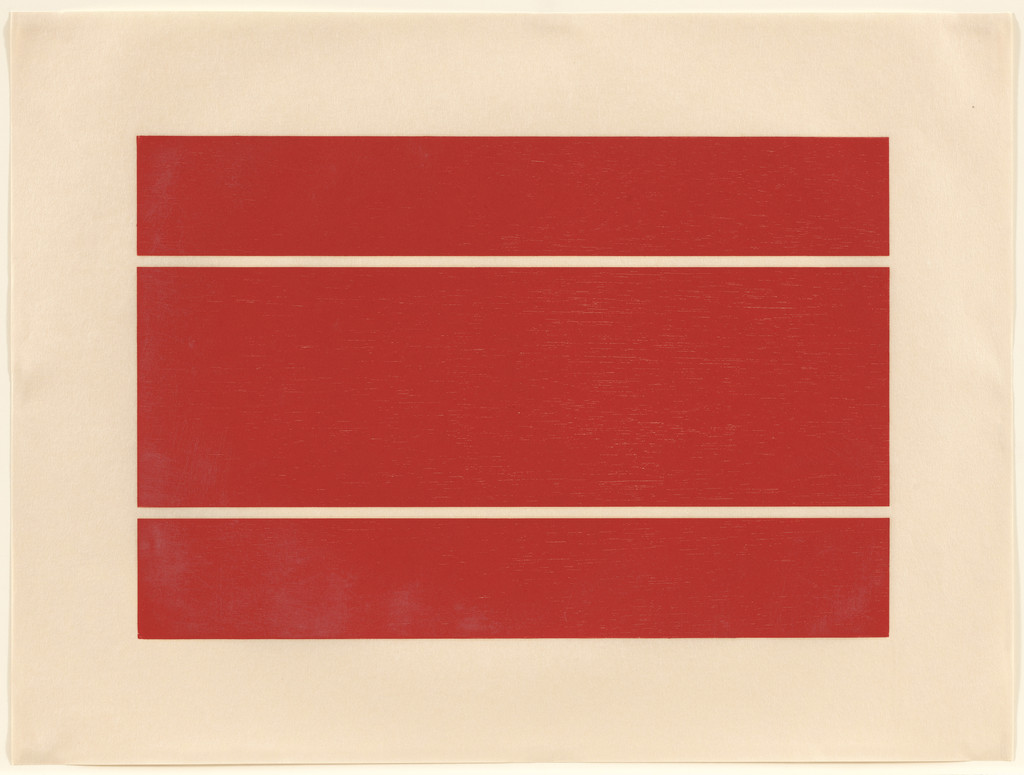Untitled from an untitled portfolio, Donald Judd, 1988