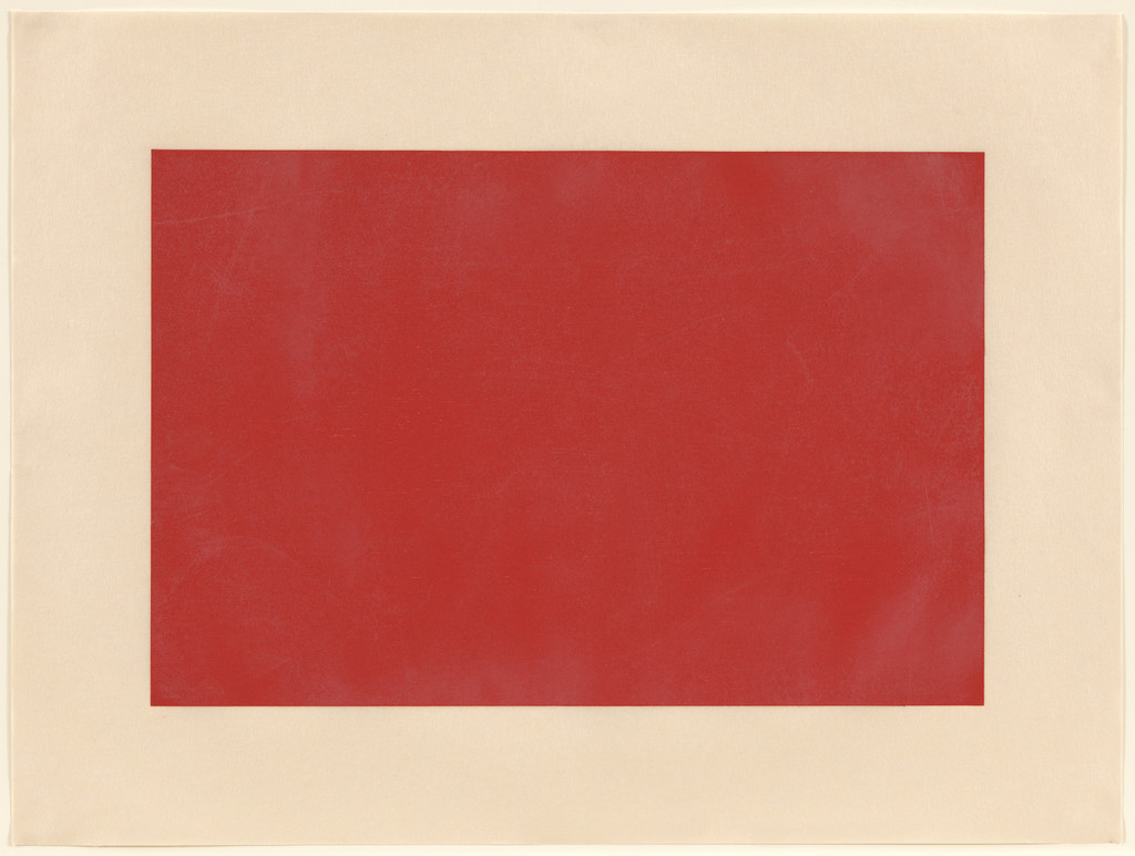 Untitled from an untitled portfolio, Donald Judd, 1988