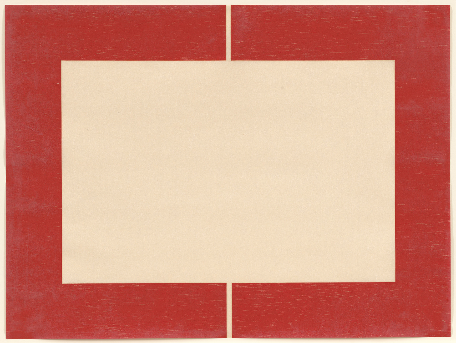 Donald Judd. Untitled from an untitled portfolio. 1988