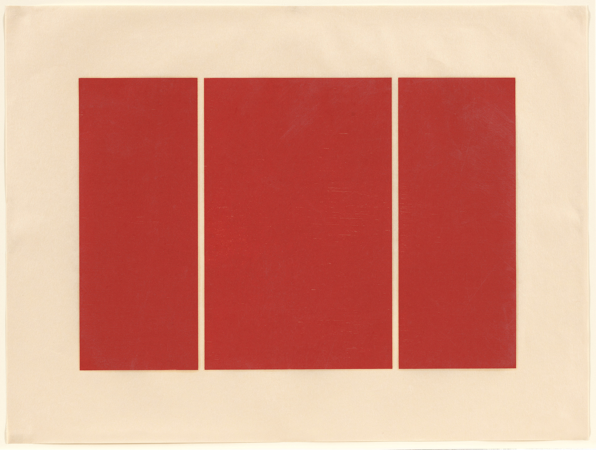 Donald Judd. Untitled from an untitled portfolio. 1988
