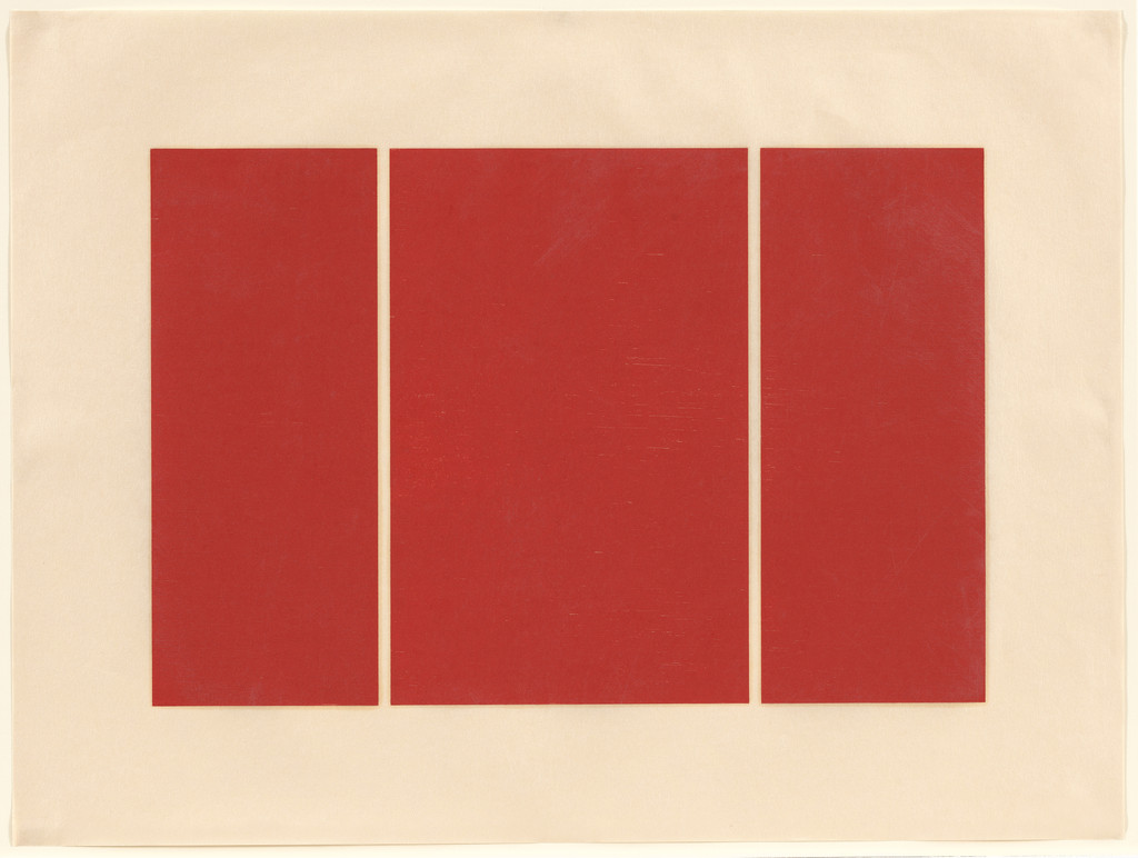 Untitled from an untitled portfolio, Donald Judd, 1988
