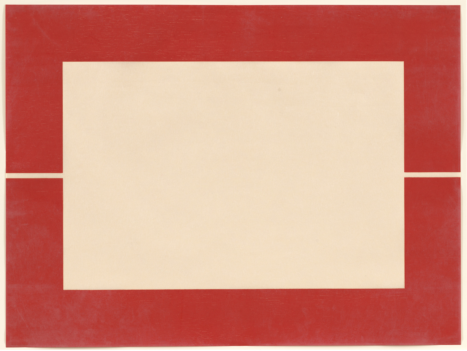 Donald Judd. Untitled from an untitled portfolio. 1988