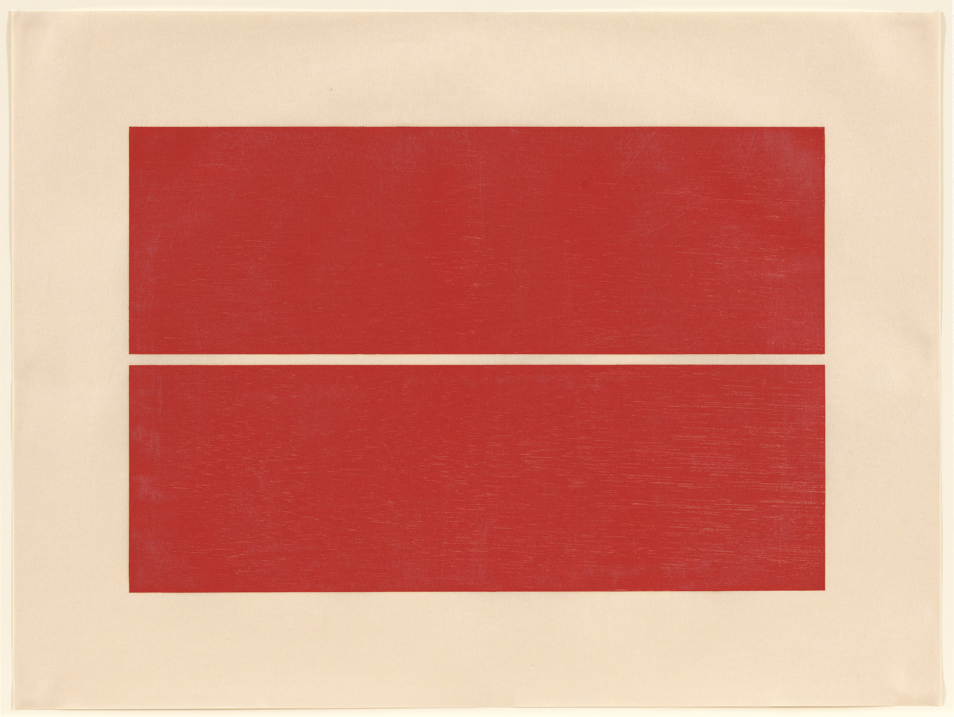 Donald Judd. Untitled from an untitled portfolio. 1988