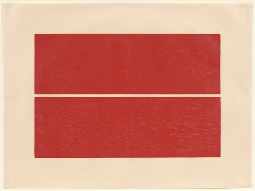 Untitled from an untitled portfolio, Donald Judd, 1988