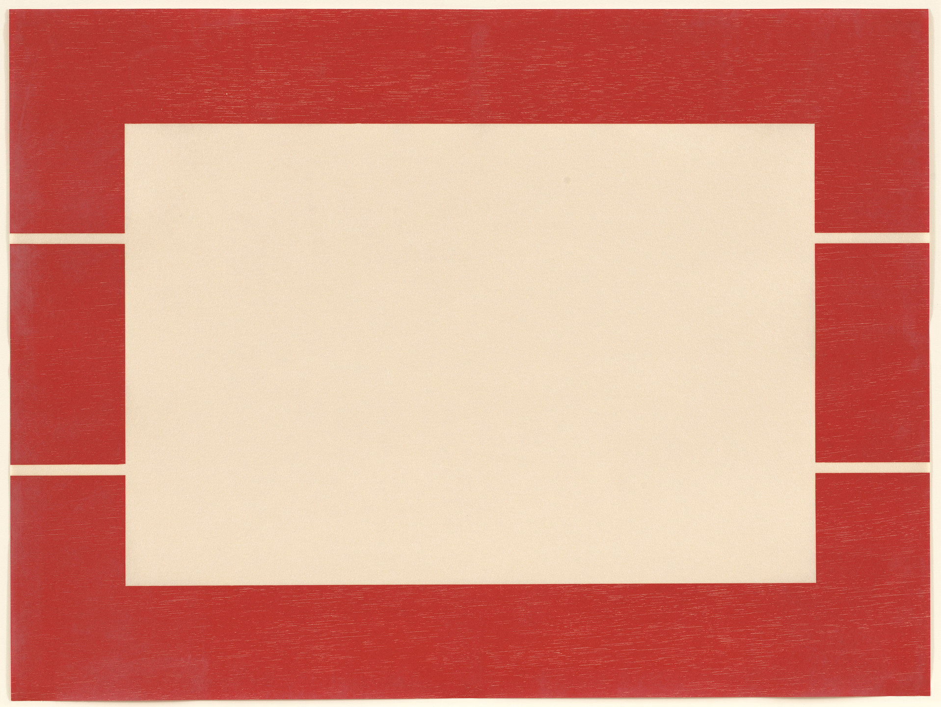 Donald Judd. Untitled from an untitled portfolio. 1988