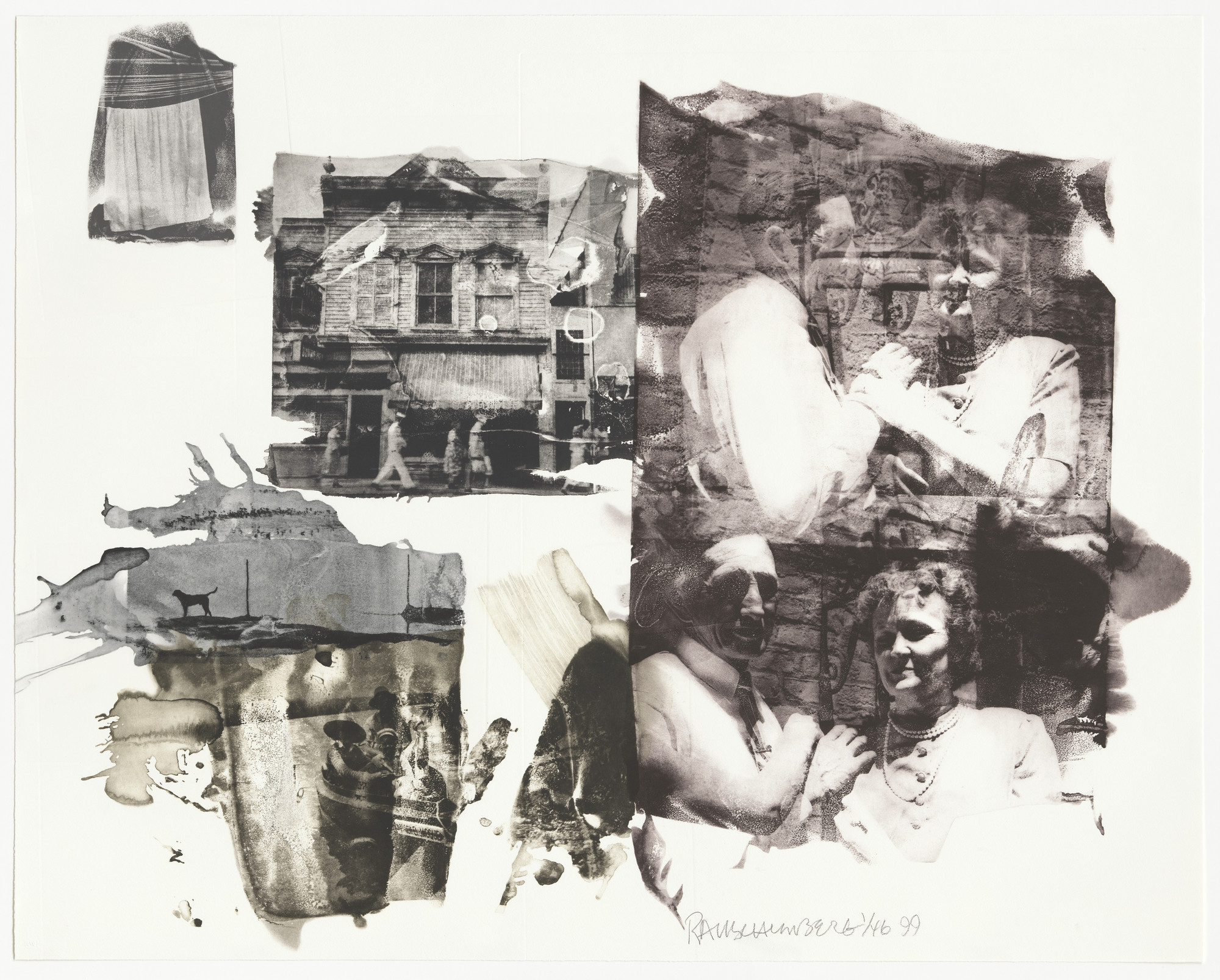 Robert Rauschenberg. Big and Little Bullys from Ruminations