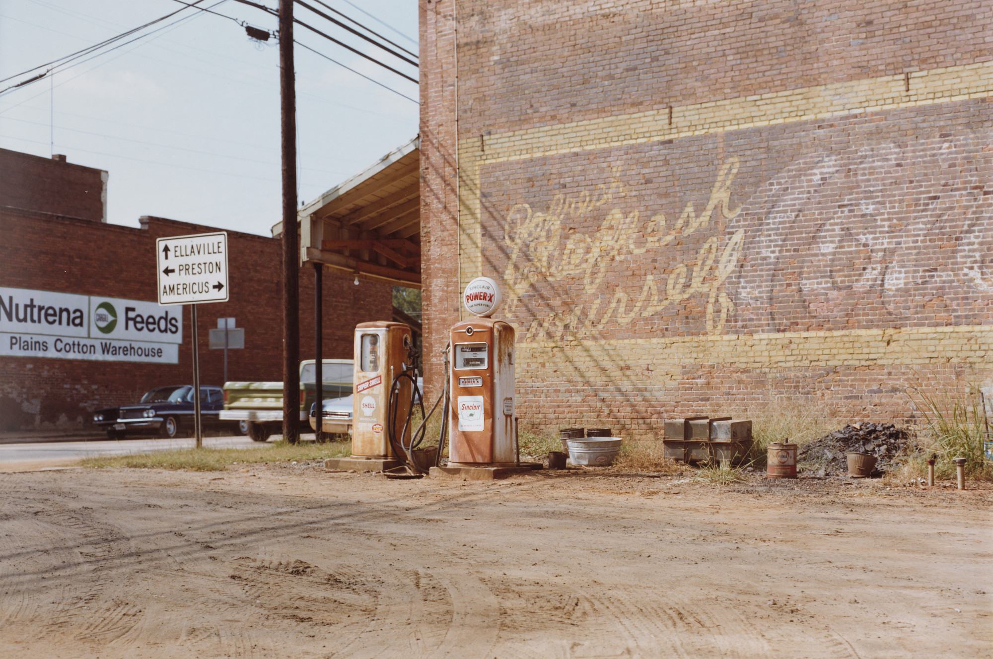 William Eggleston. Off Main Street, Plains, Georgia. 1976
