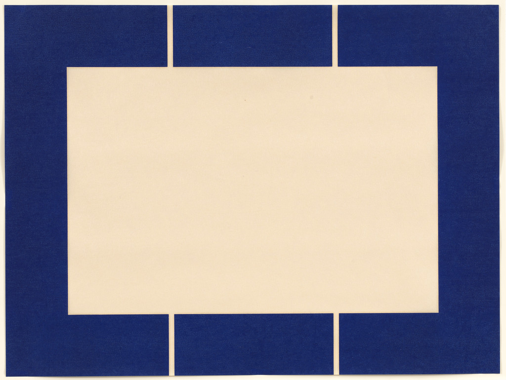 Untitled from an untitled portfolio, Donald Judd, 1988