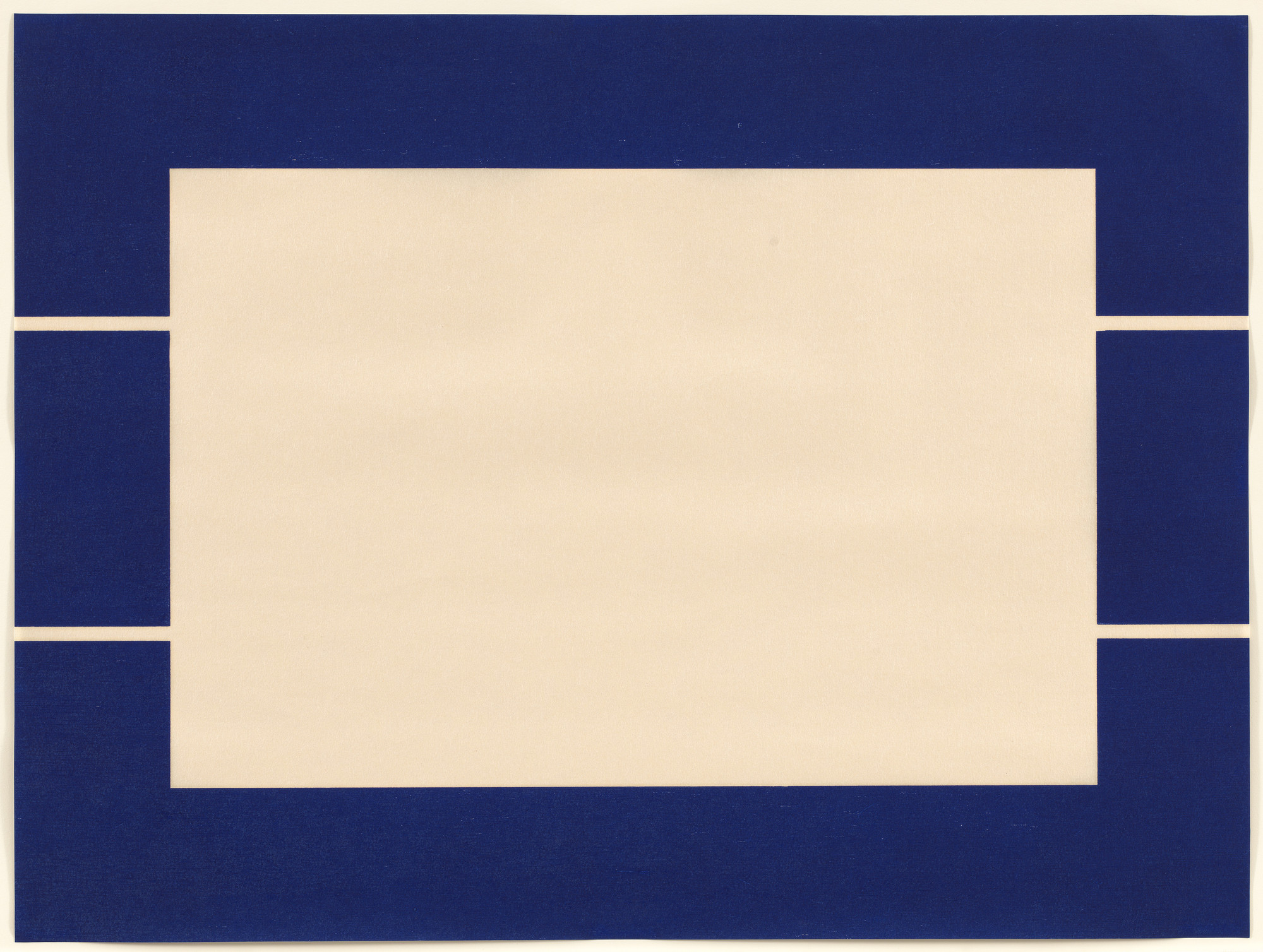 Donald Judd. Untitled from an untitled portfolio