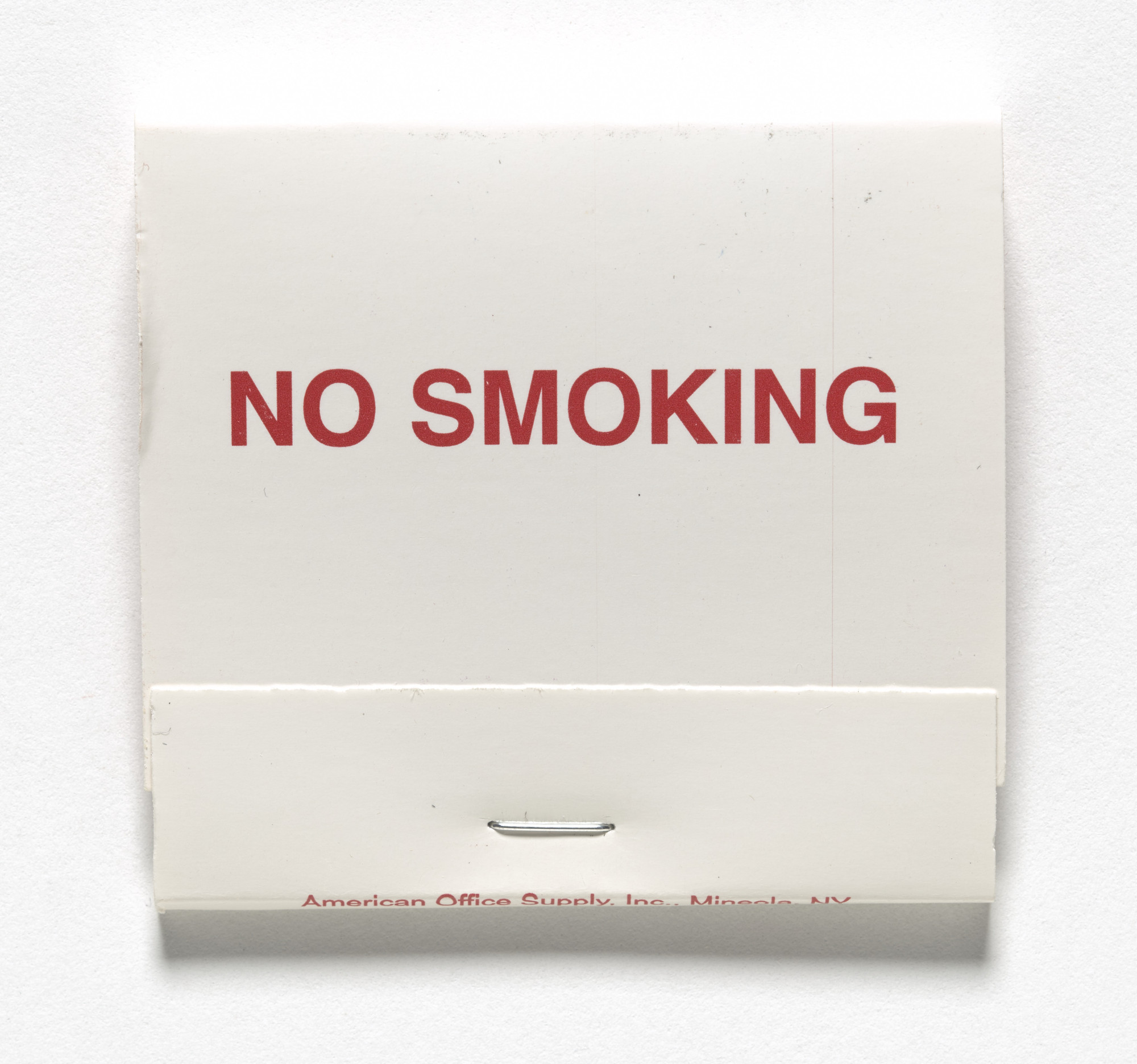 Louise Lawler. Matchbook for RE-GIFT, Swiss Institute, New York, February 18–April 4, 2009